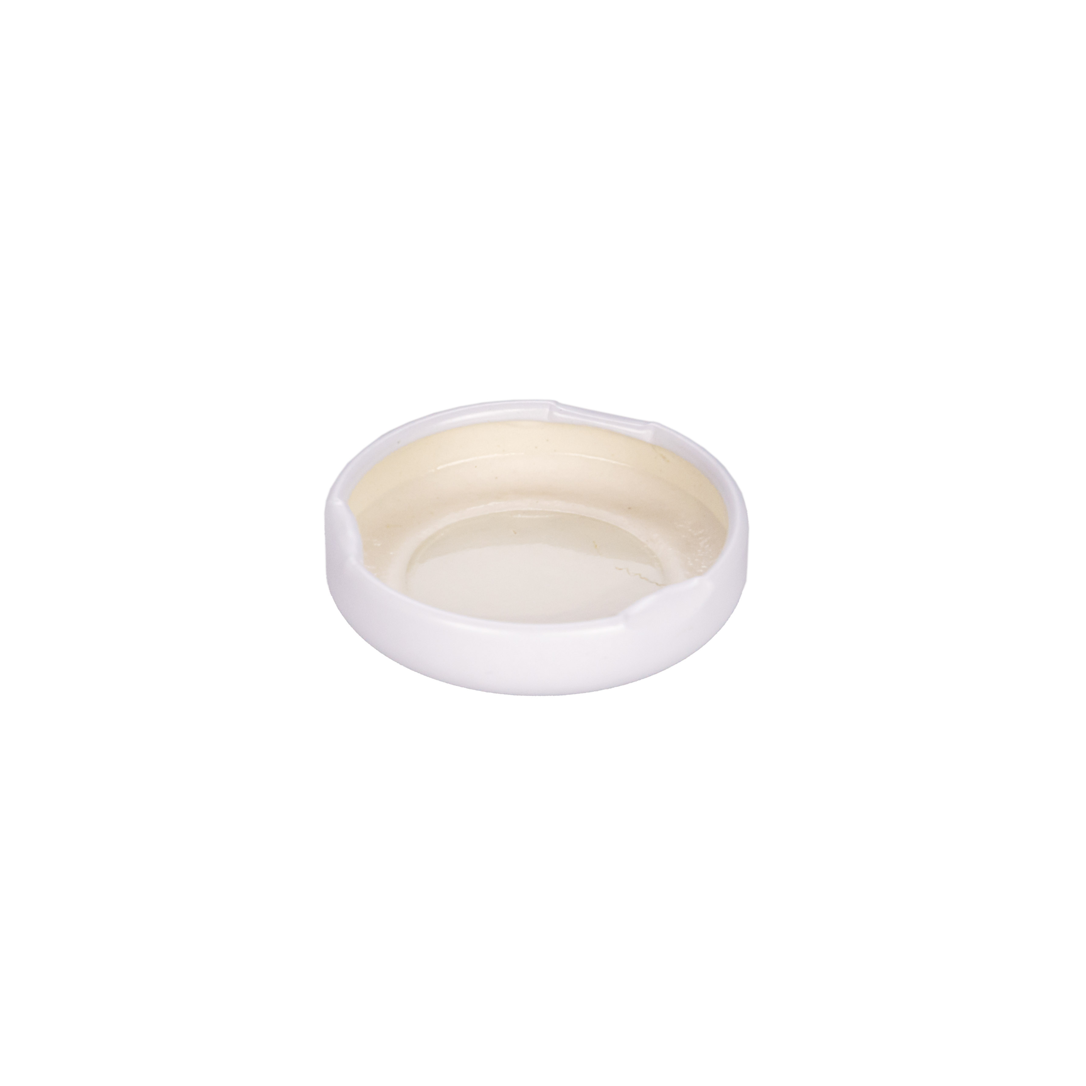 TAPA BOTELLA VIDRIO JUGO 38MM AXIAL BLANCA (METAL) PACK *20UNID