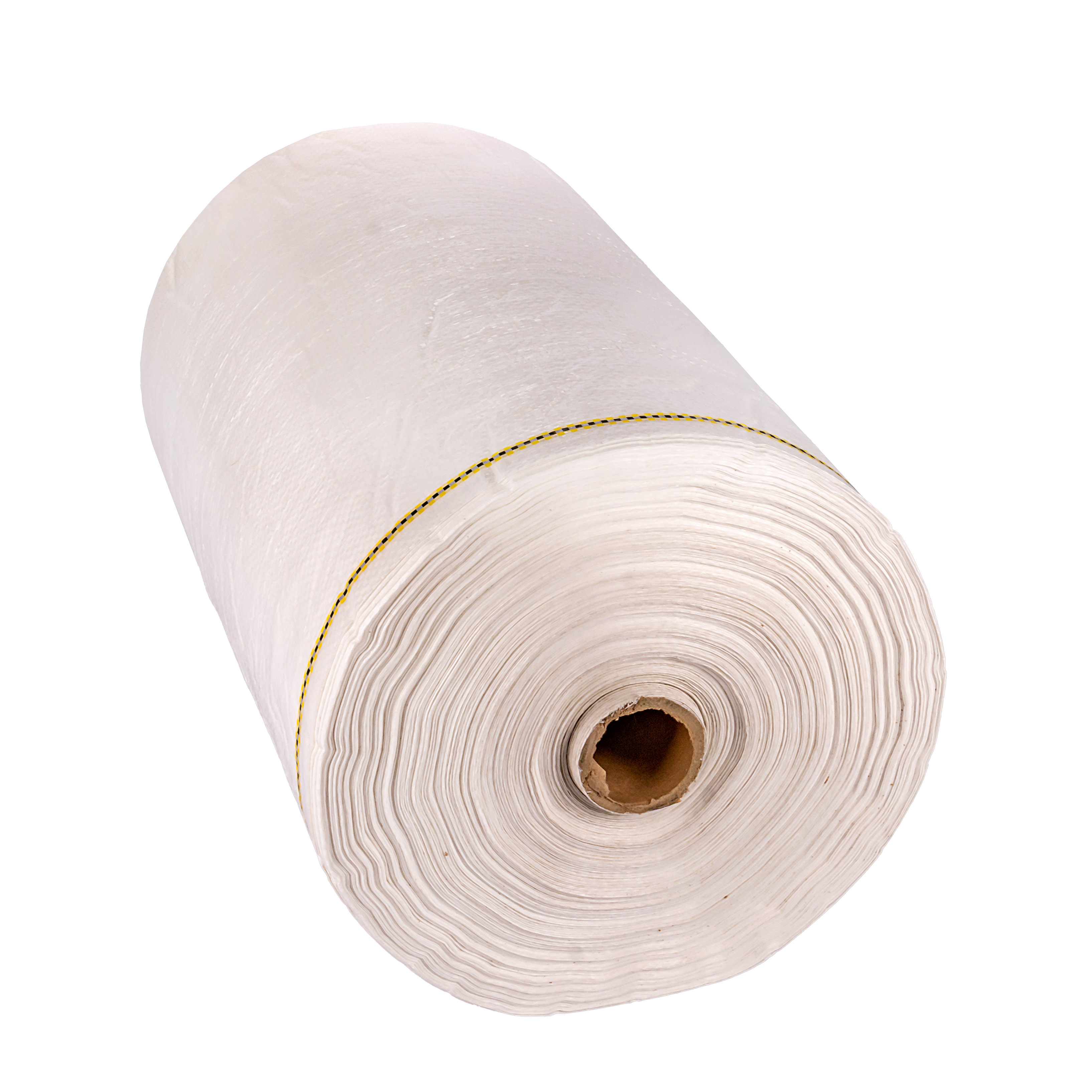 TELA POLIPROPILENO TEJIDO .56CM ANCHO (TUBULAR 55GRS) ROLLO *300MTS