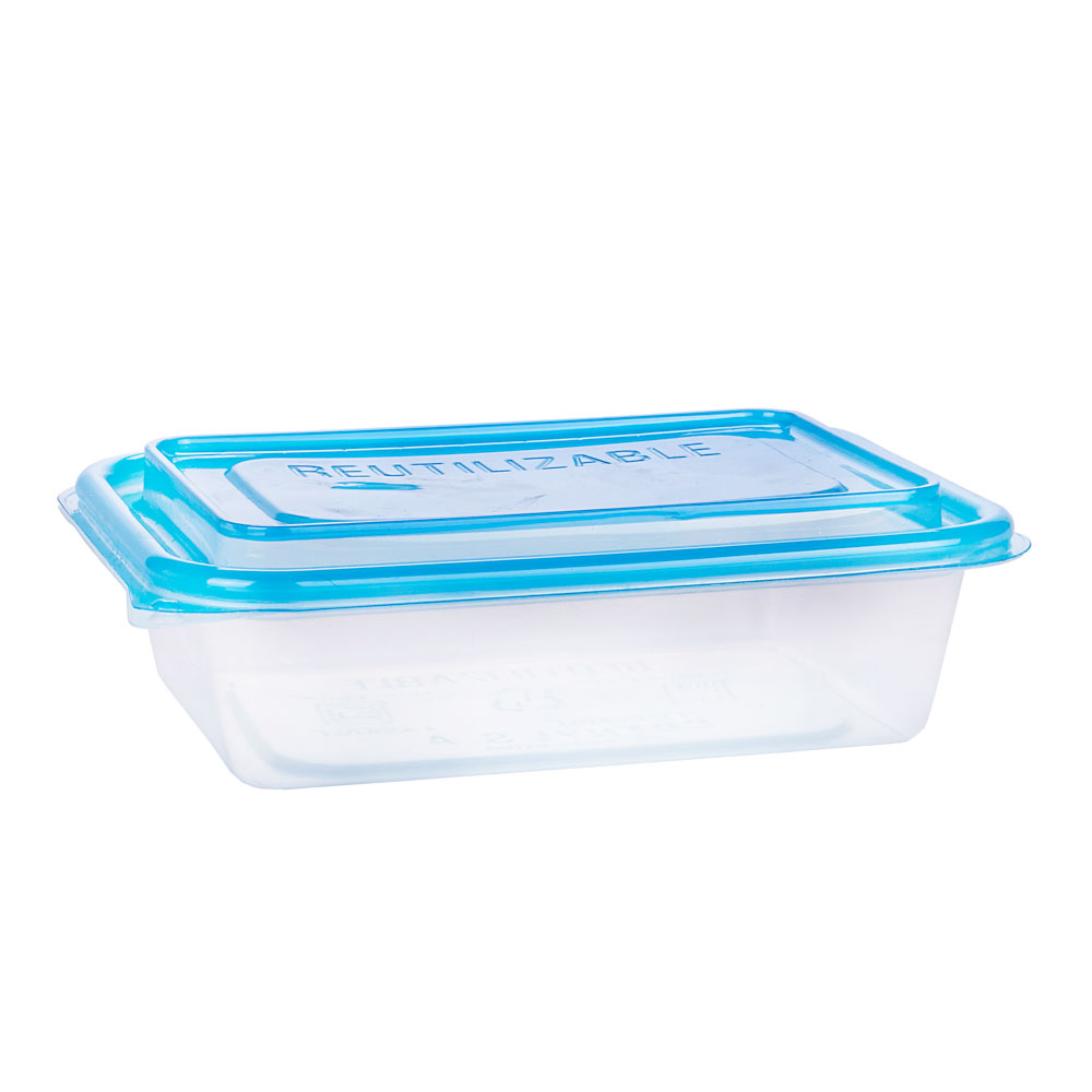 BANDEJA MICRO COTNYL.REUTILIZABLE Nº103 CON TAPA (13*18*5CM) *25UNID