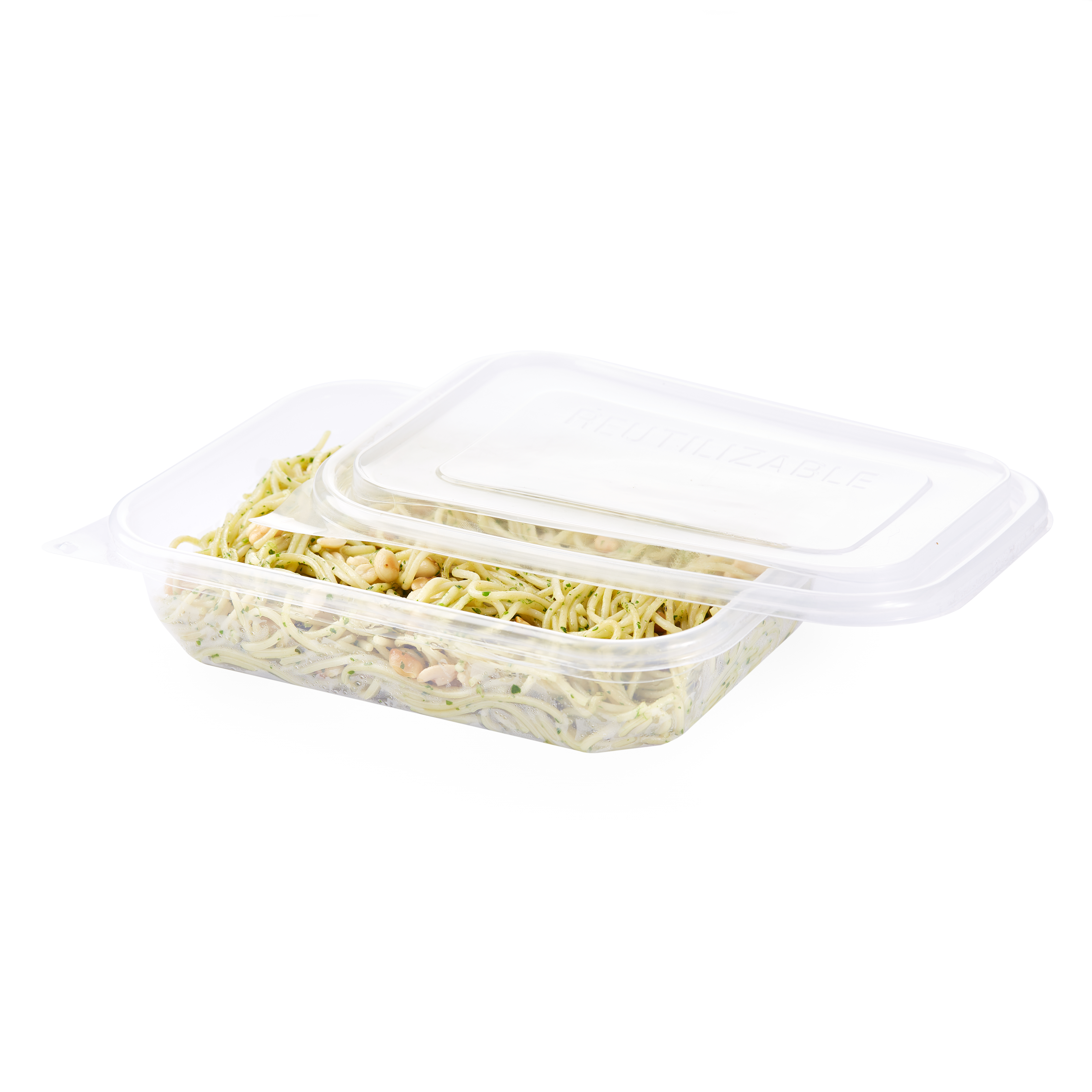 BANDEJA MICRO COTNYL.REUTILIZABLE Nº105 CON TAPA (18*23*5CM) *25UNID