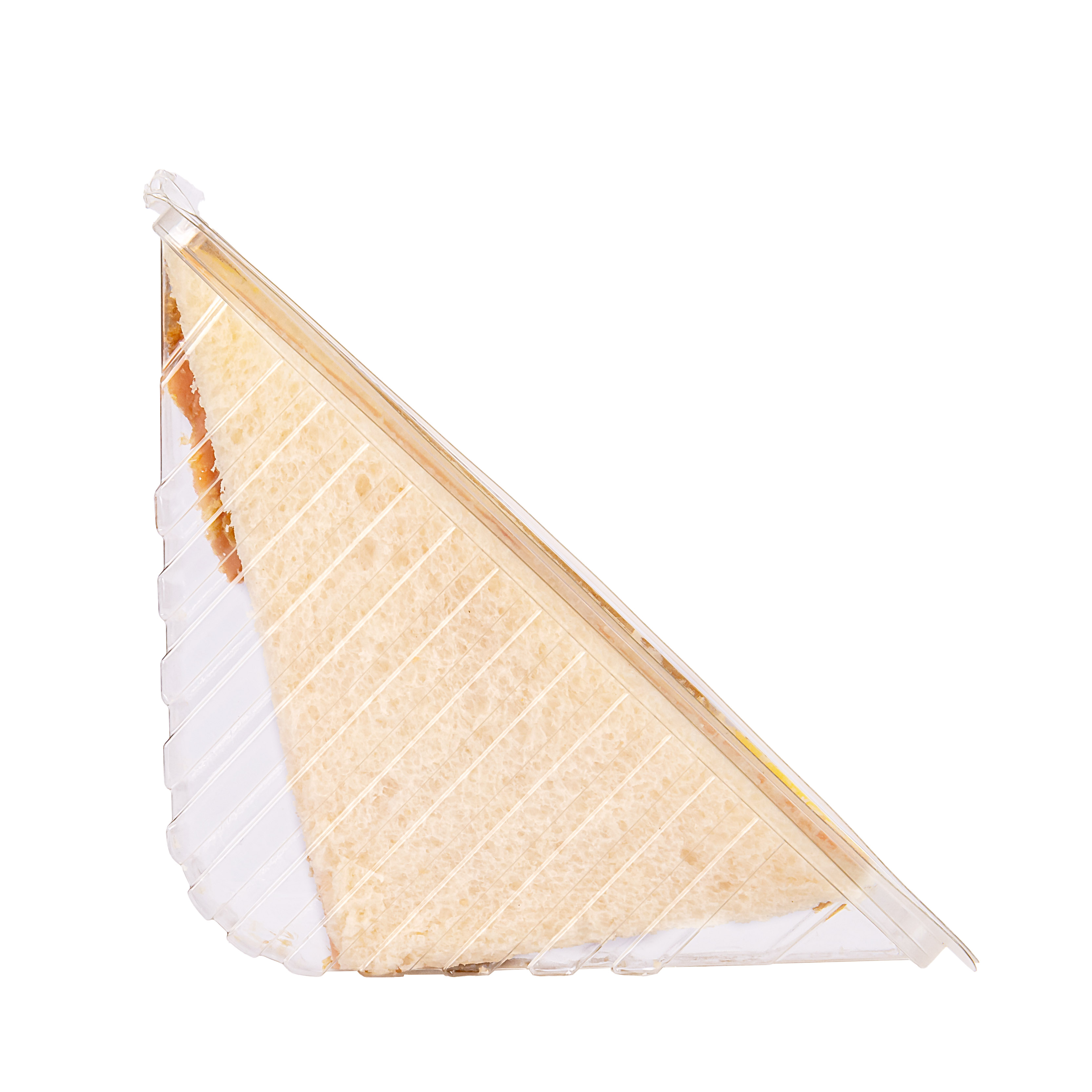 BANDEJA ESTUCHE PET BANDEX.SANDWICHERA TRIANGULO (5TS) (18*7*7.8CM) *50UNID