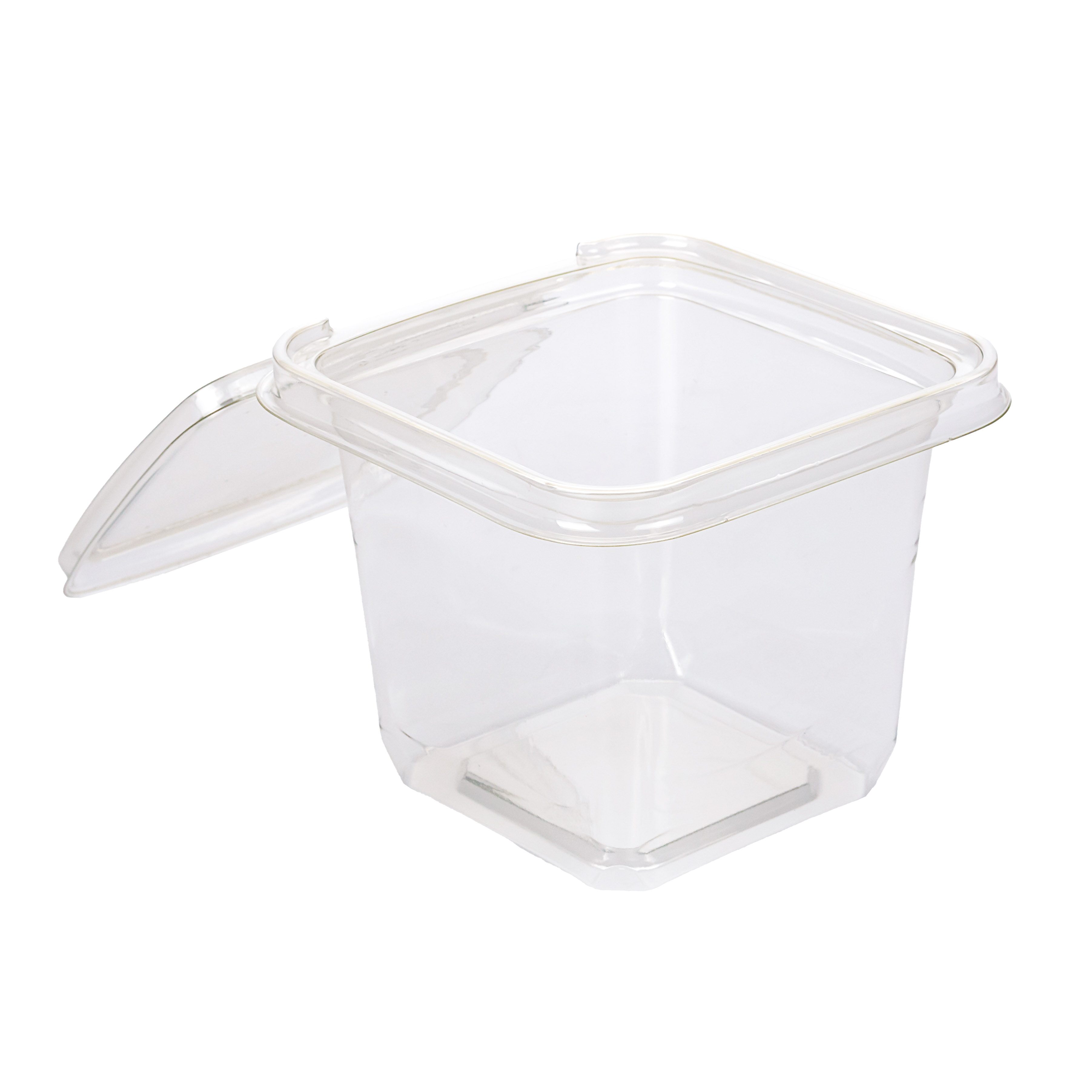 POTE LOCKFOOD PET CUADRADO (500CC) (LK500) *50UNID