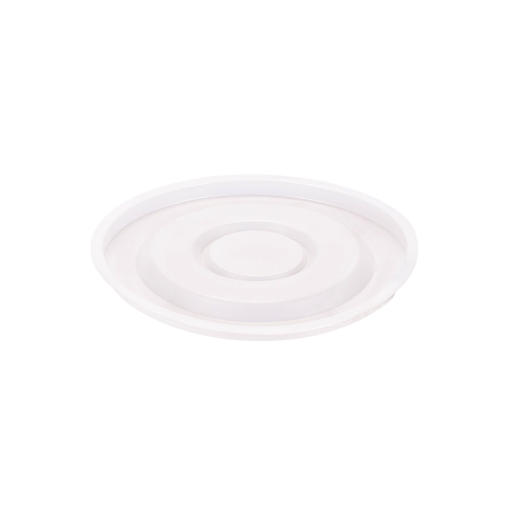 TAPA VASO PLASTICO GLASS 80 NATURAL LISA (PARA VASO 240 Y 330) *50UNID