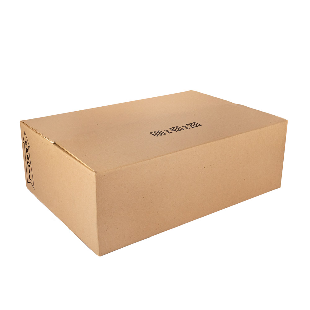 CAJA CARTON CORRUGADO 60*40*20CM (80GRS) *UNID