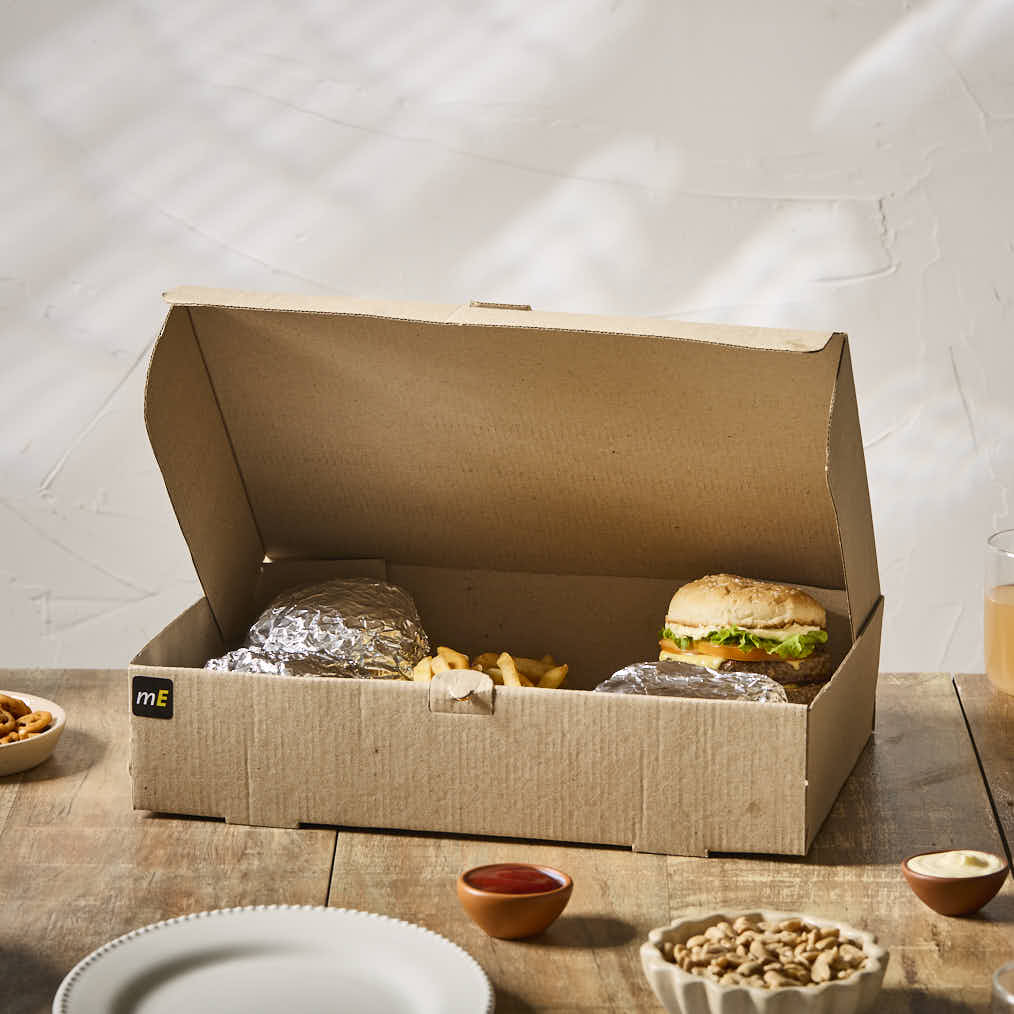 CAJA MICRO CARTON MARRON/MARRON (24*36*8CM) (MITY) *100UNID