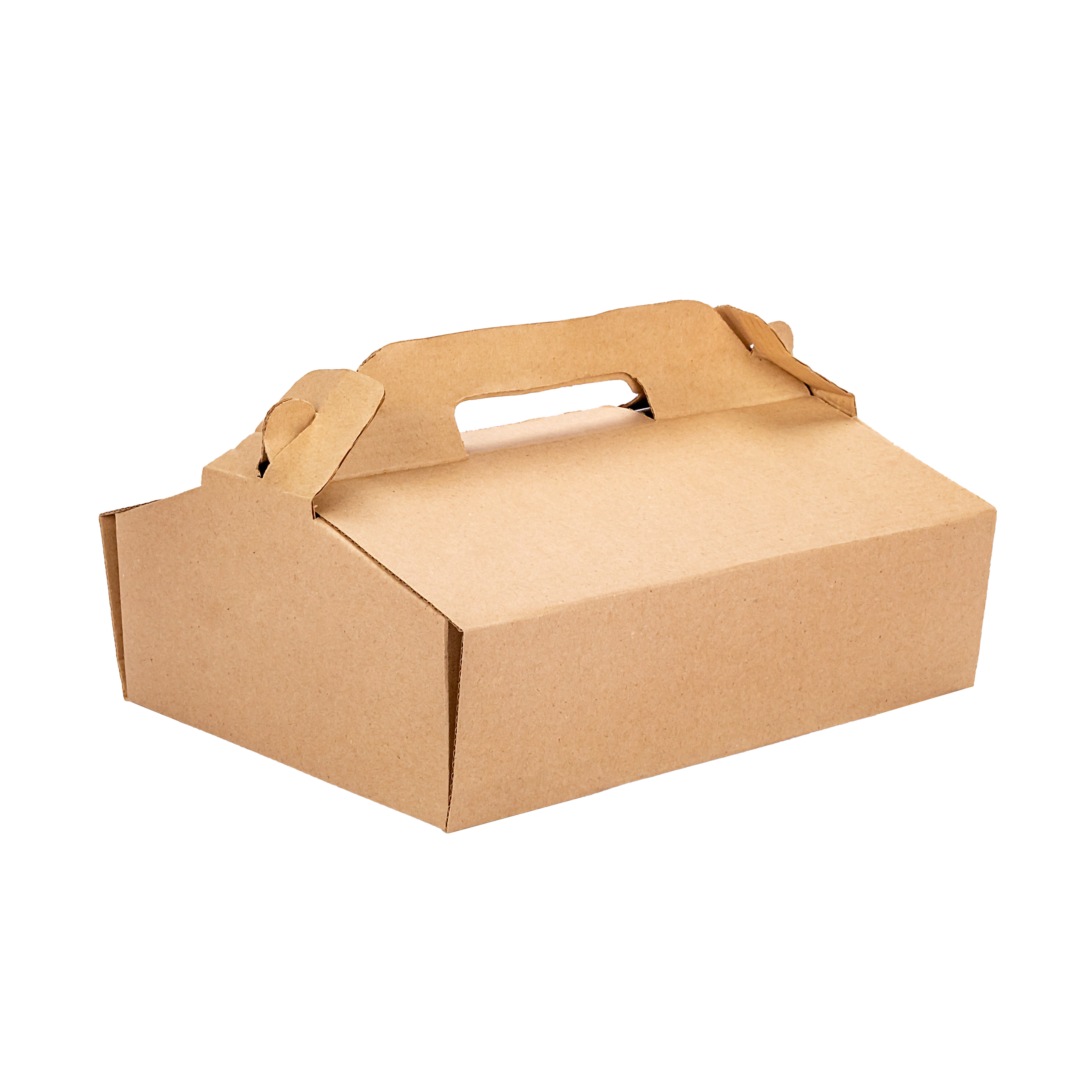 CAJA MALETIN CHICO CARTON MICRO MARRON/MARRON (18*24.5*6CM) *100UNID.