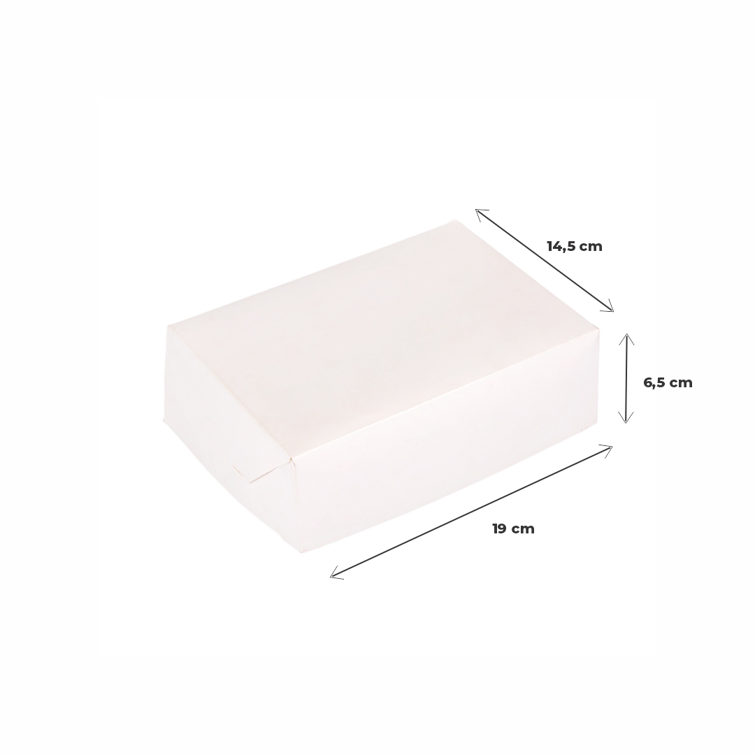 CAJA CARTULINA FERNANDEZ LISA N-1 BCA/BCA 1/2 DOC FACTURAS (19X14.5X6.5CM) *25UNID