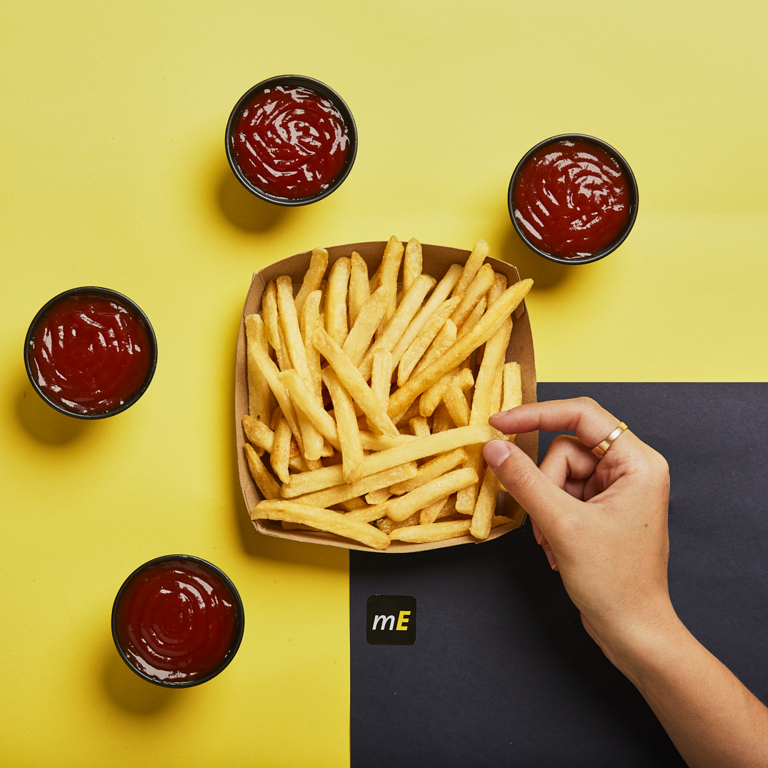 CAJA DELIVERY BIOHZ CARTON BANDEJA CHICA FOOD TRUCK (11.5*11.5*3.5CM) *250UNID