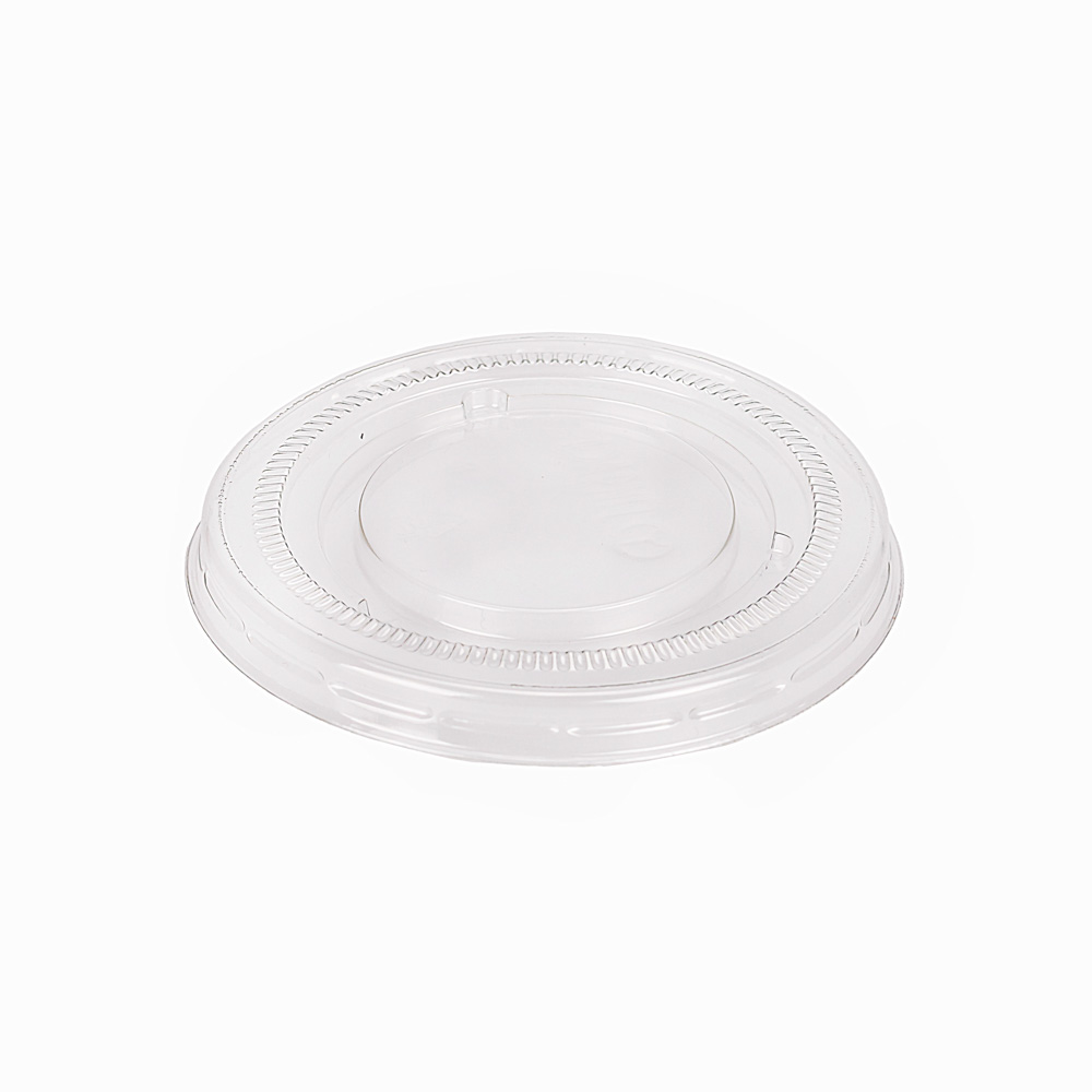 TAPA POTE SOUFFLE PLASTICO CRISTAL. (PARA POTE 2 Y 2.5OZ) PAQ.*100UNID