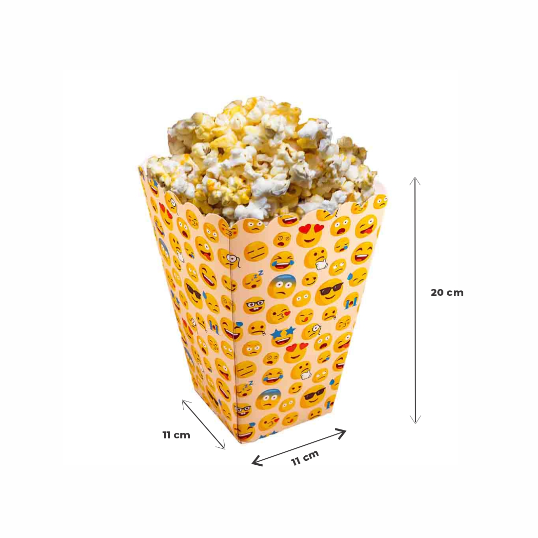 POCHOCLERA CARTULINA MEDORO GRANDE IMPRESA (20*11*11CM) (CPCPG001) *50UNID