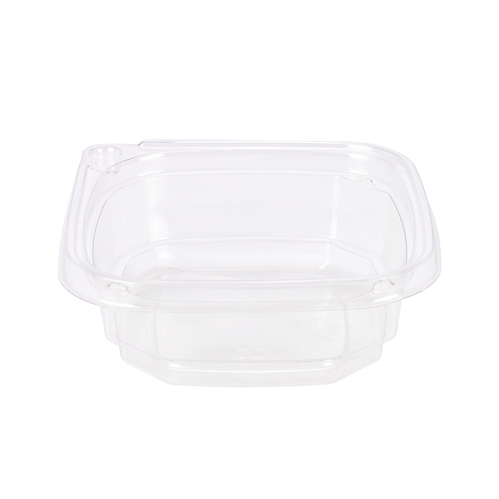 POTE BANDEX CUADRADO PET (240ML) CON PRECINTO SEGURIDAD (8OZ) SIN TAPA *50UNID