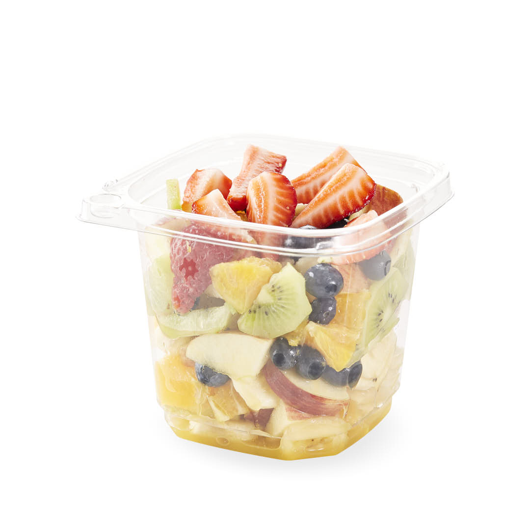 POTE BANDEX CUADRADO PET (720ML) CON PRECINTO SEGURIDAD (24OZ) SIN TAPA *50UNID