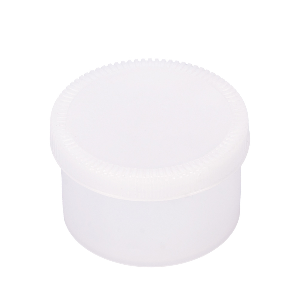 POTE PLASTICO NATURAL CON TAPA PRESION 30GRS *UNID