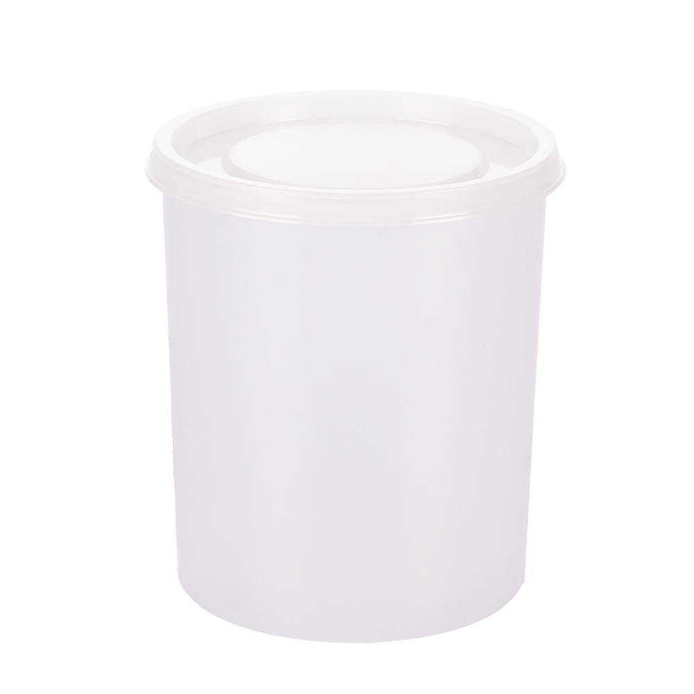 POTE PLASTICO NATURAL CON TAPA PRESION.1000GRS *UNID