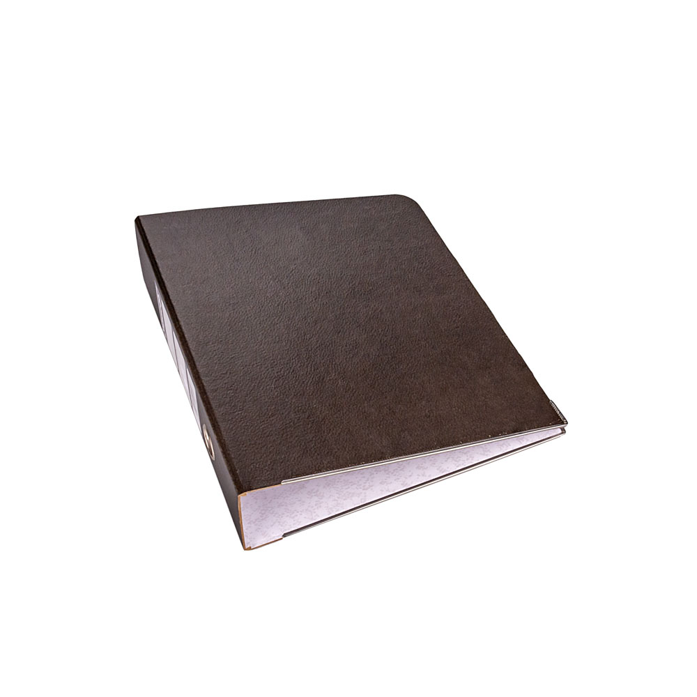 BIBLIORATO CARTON PLASTIFICADO FIBRACAP A4 LOMO 8CM NEGRO (28*32CM) *UNID