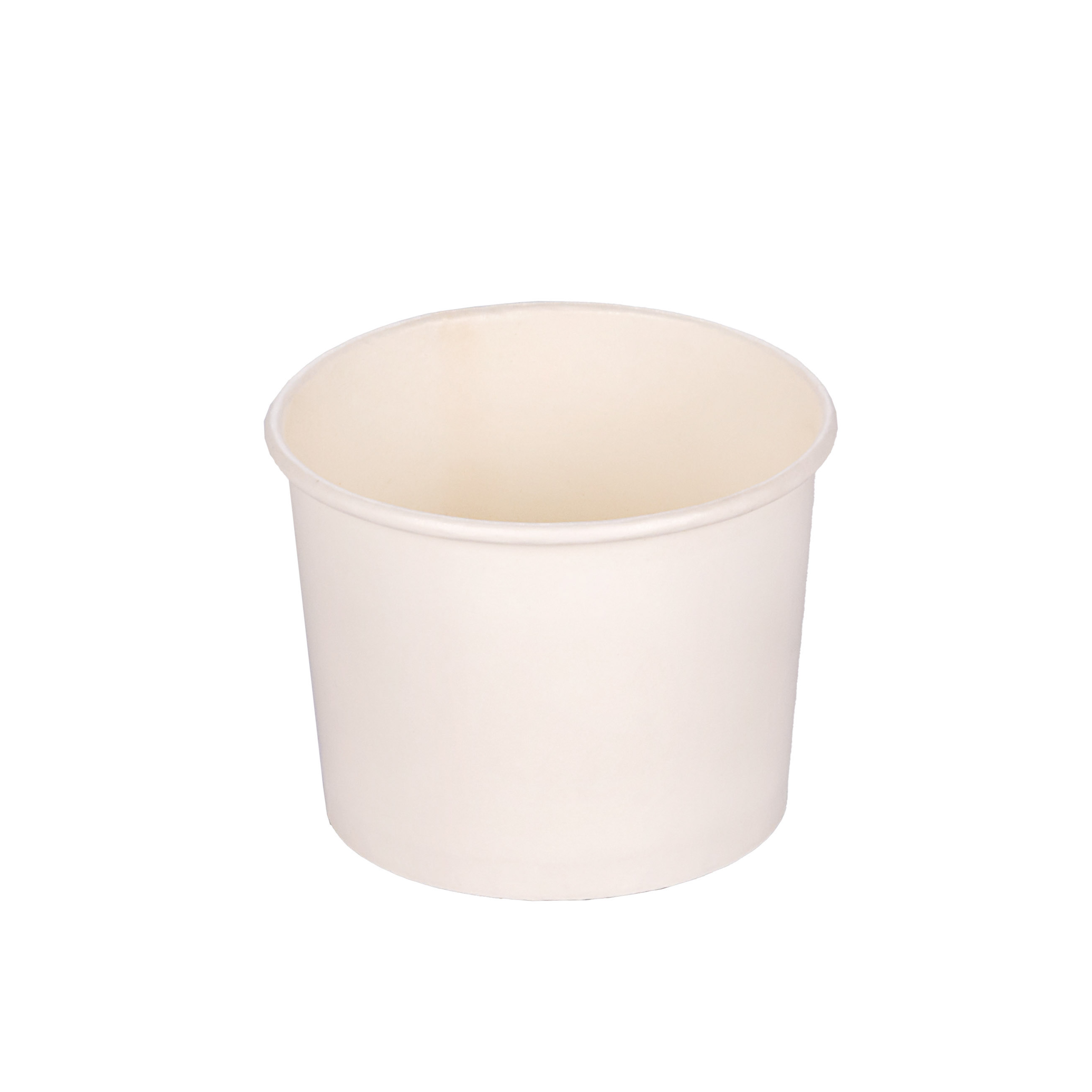 POTE HELADO POLIPAPEL ENPOLEX.360CC BLANCO (12OZ) *100UNID