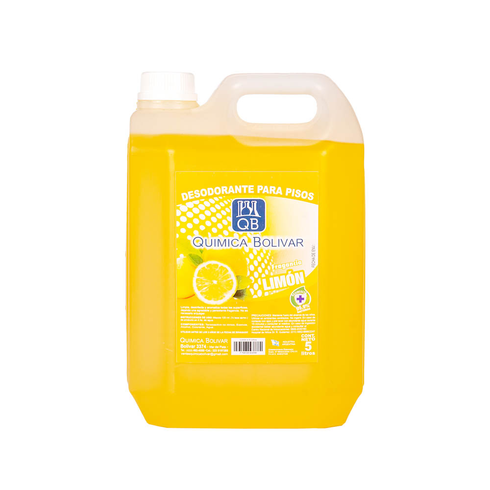 DESODORANTE PISOS QB (5LTS) LIMON *UNID
