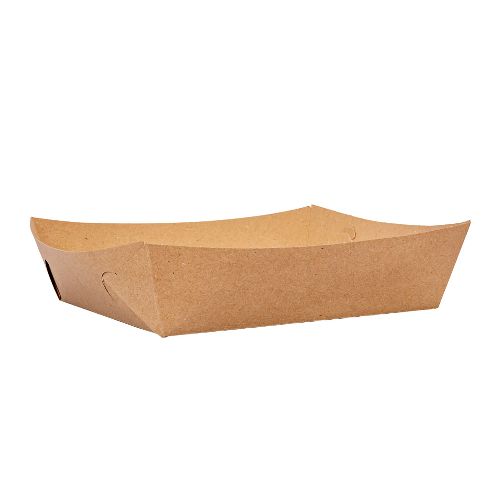 CUBETAS ÑOQUERAS CARTON KRAFT Nº4 BIOHZ (17*20*6CM) *100UNID