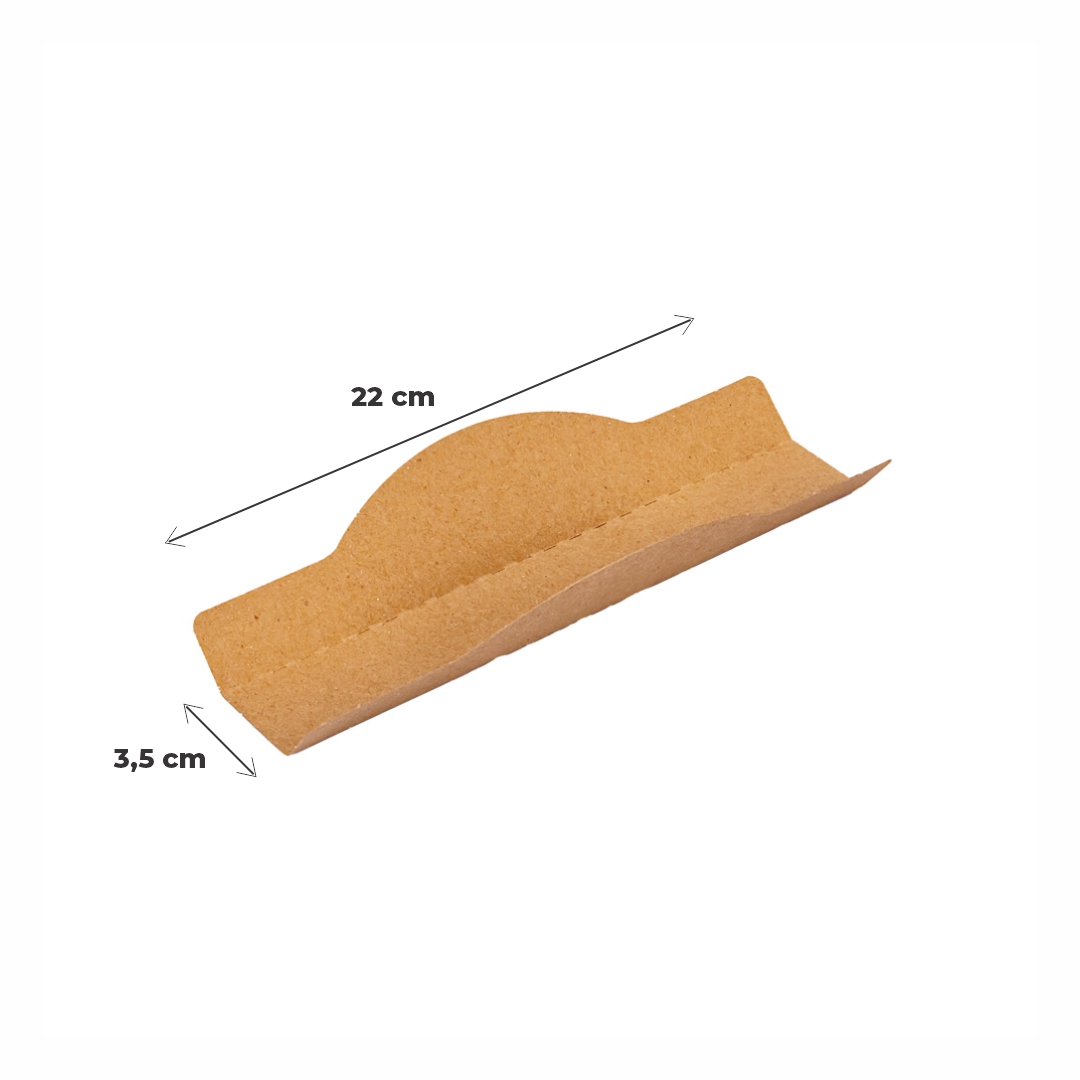 PANCHERAS CARTON KRAFT STANDARD BIOHZ (22*3.5CM) *250UNID.