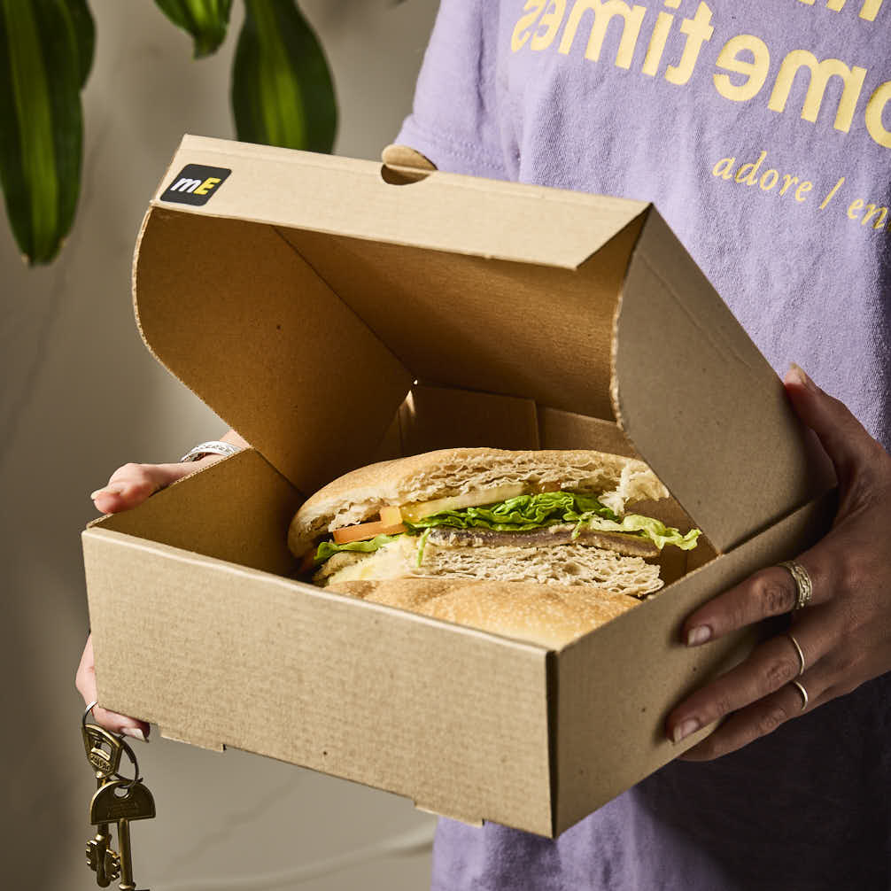 CAJA MICRO CARTON MARRON/MARRON (21*21*7.5CM) (GRAN LOMO) *100UNID.