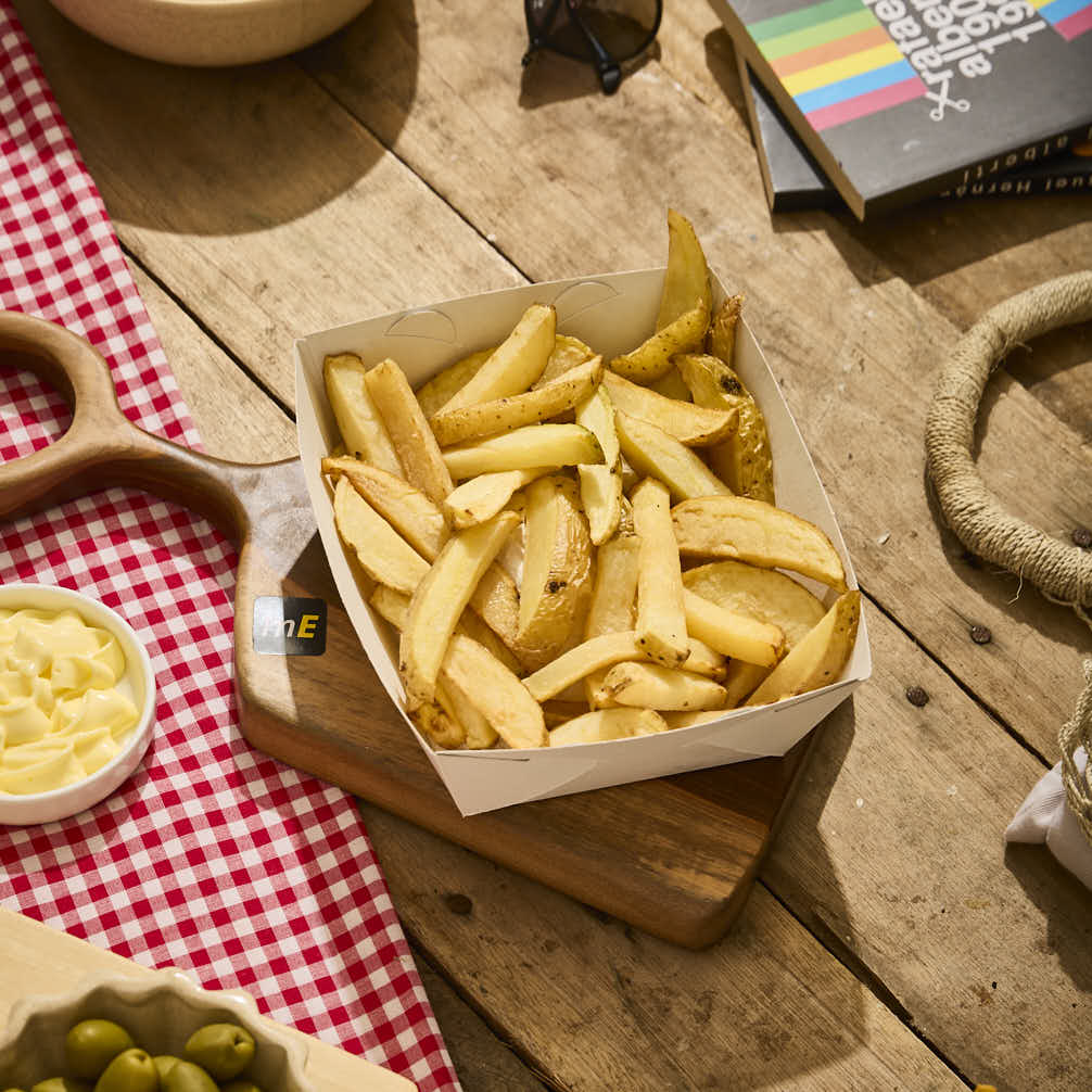 CUBETAS ÑOQUERAS CARTULINA BCA/BCA Nº0.5 MEDIANA FERNANDEZ 290GRS (10*13.5*5.5CM) *100 UNID