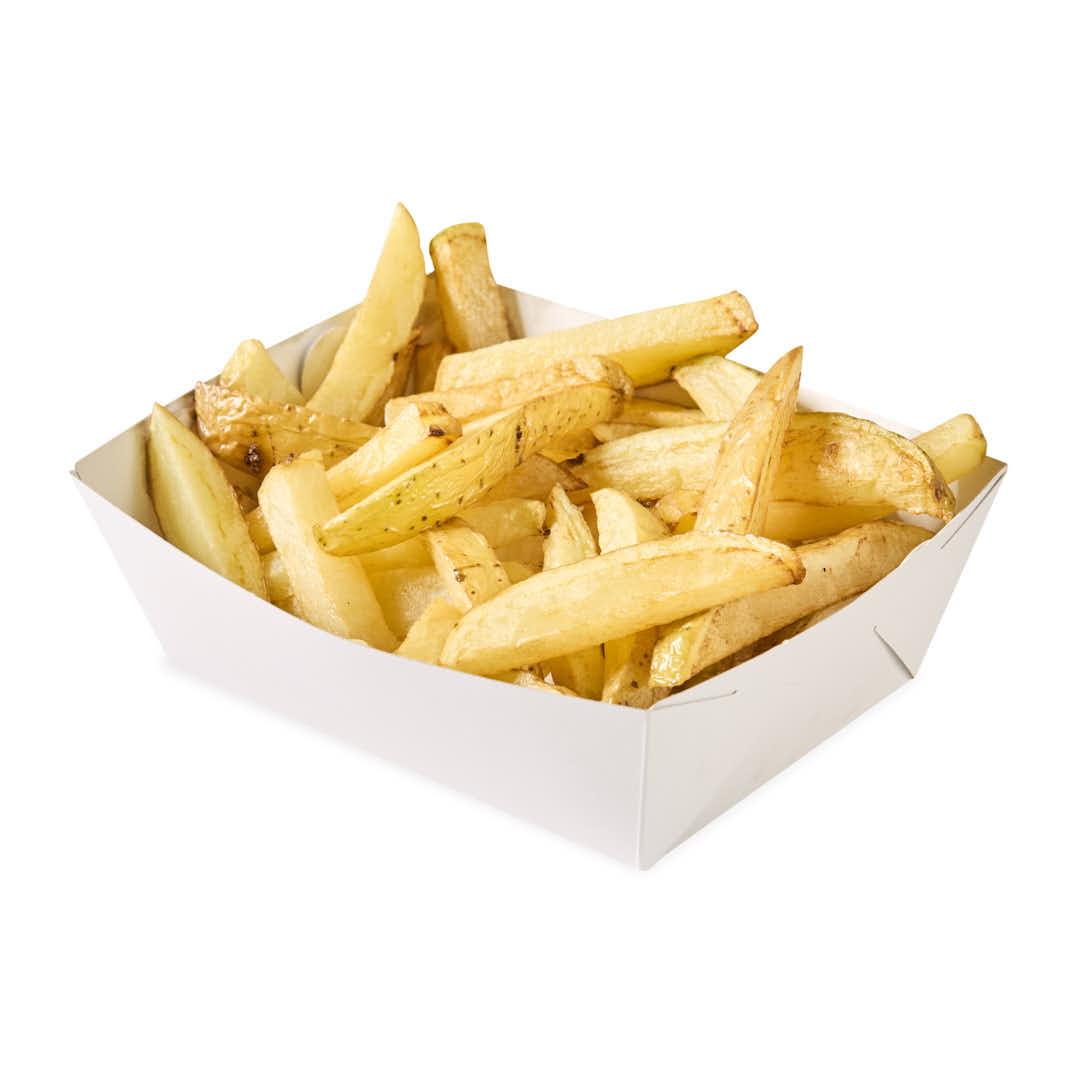 CUBETAS ÑOQUERAS CARTULINA BCA/BCA Nº0.5 MEDIANA FERNANDEZ 290GRS (10*13.5*5.5CM) *100 UNID