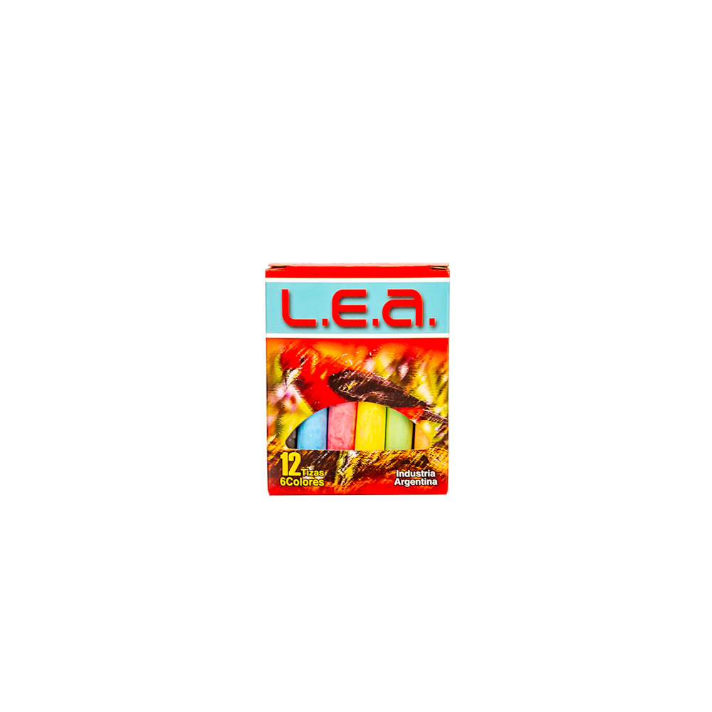 TIZA COLOR (12 UNID) LEA *CAJITA