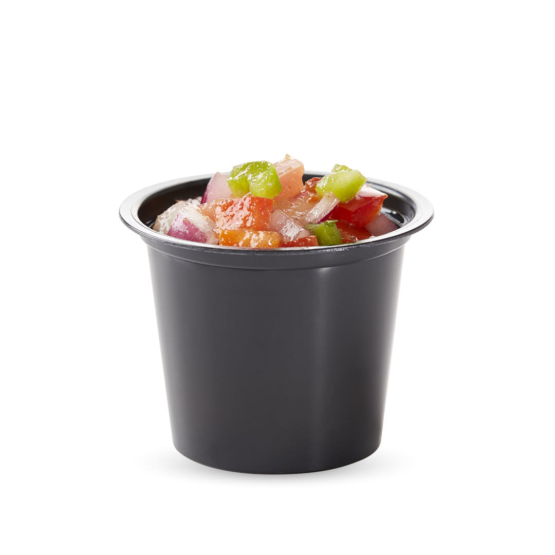 POTE PLASTIVAS PS 45CC (DEGUSTACION NEGRO) *100UNID