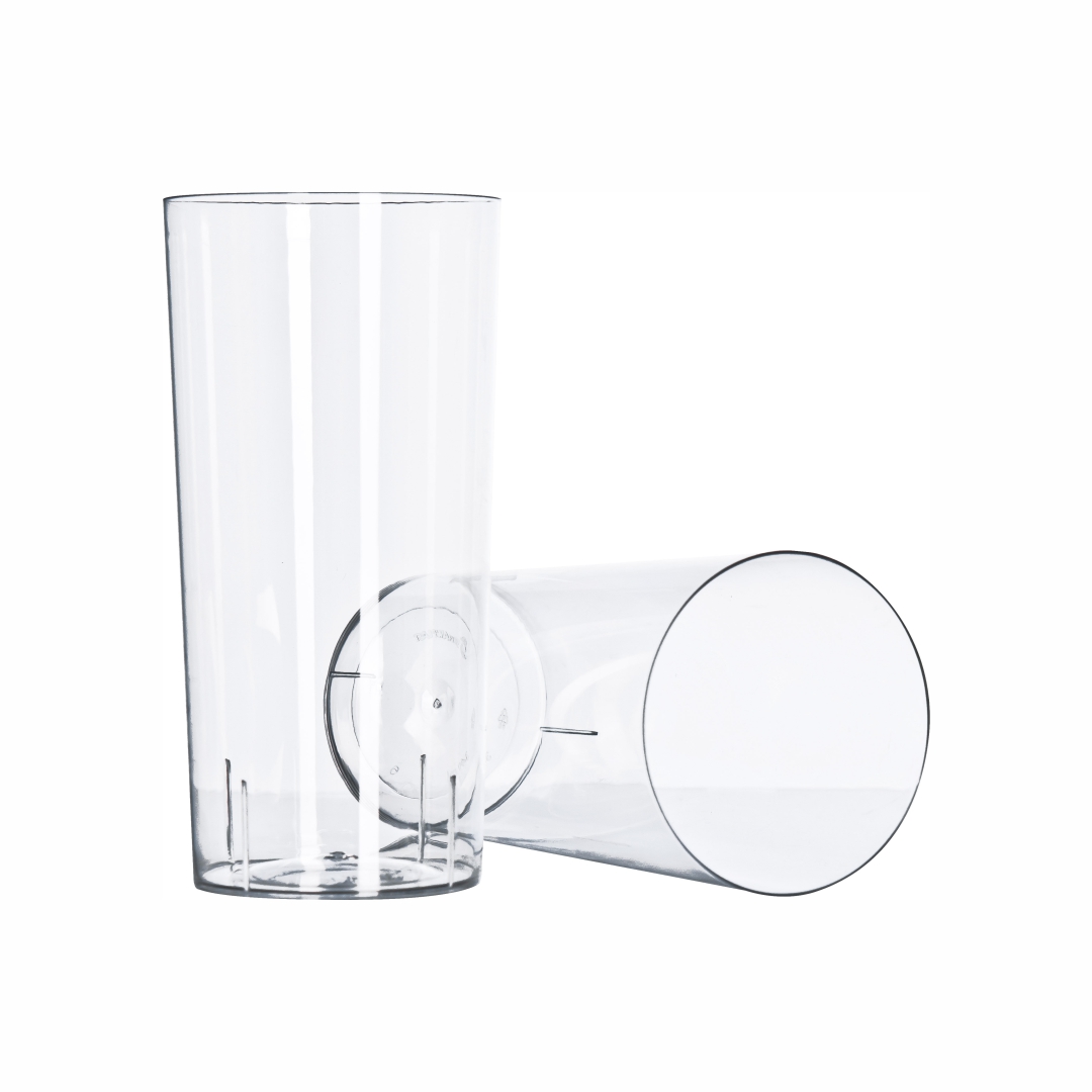 STRAWPLAST VASO RIGIDO.340CC LONG DRINK CRISTAL (ST-354) *10UNID