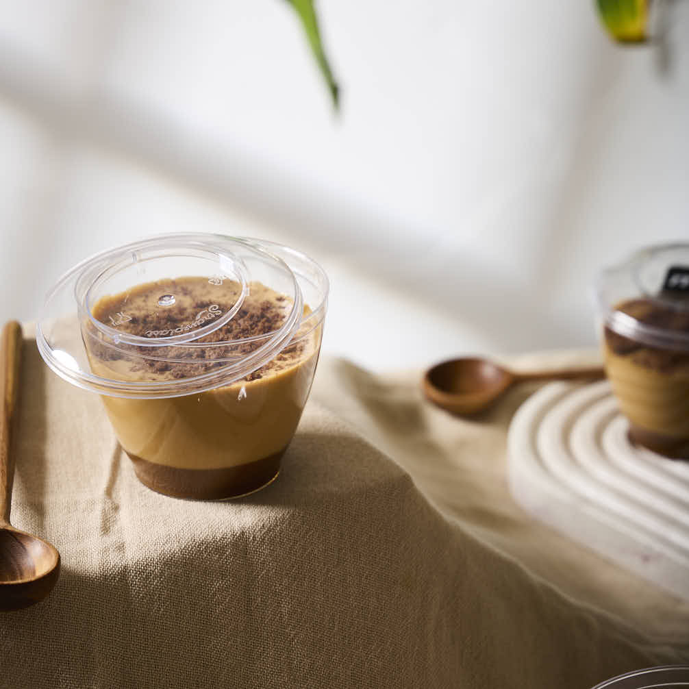 STRAWPLAST POTE RIGIDO 150CC REDONDO C/TAPA CRISTAL (ST-765) *10UNID