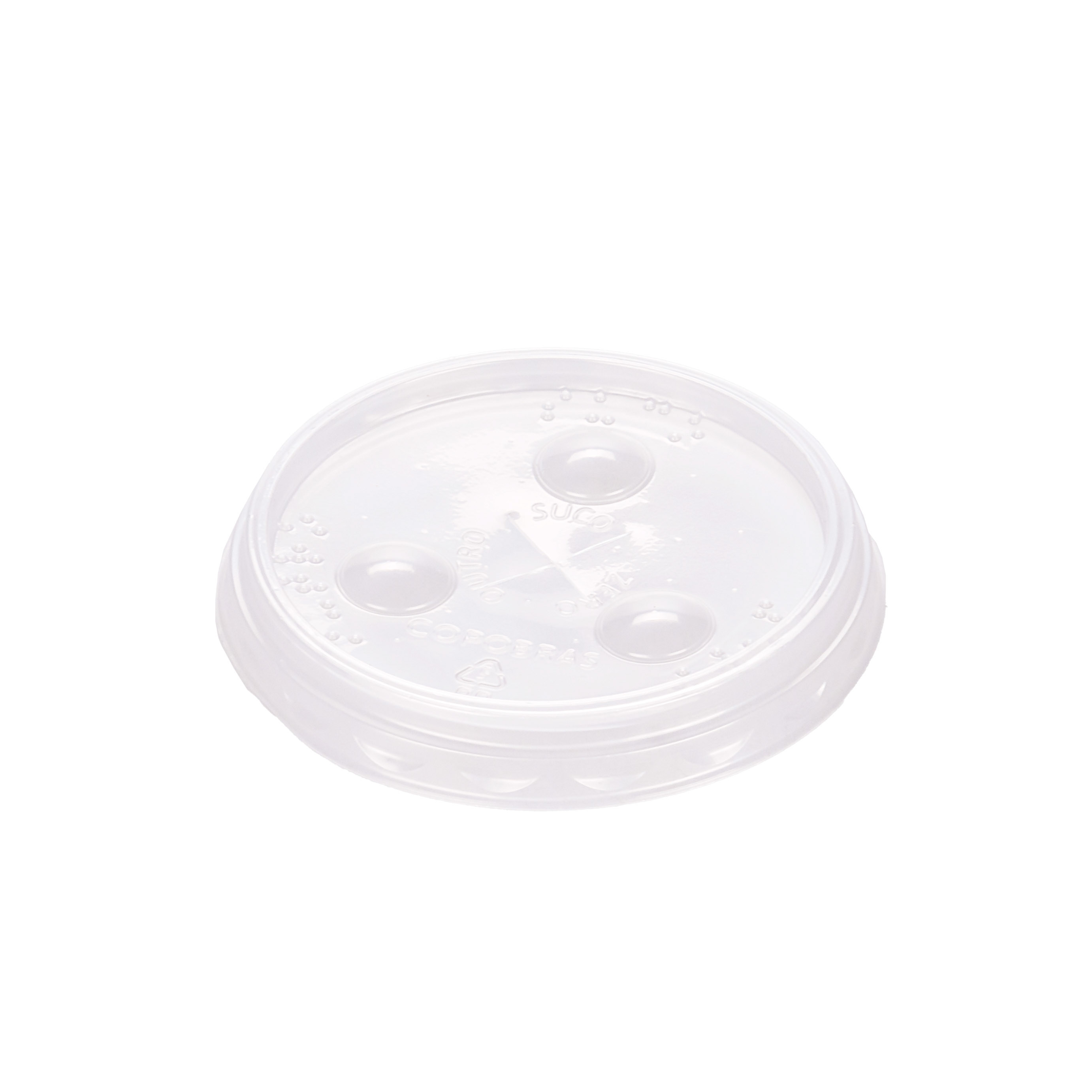 TAPA VASOS FAST FOOD 300CC PLANA SORBETE COPOBRAS (TPT-300) *50UNID