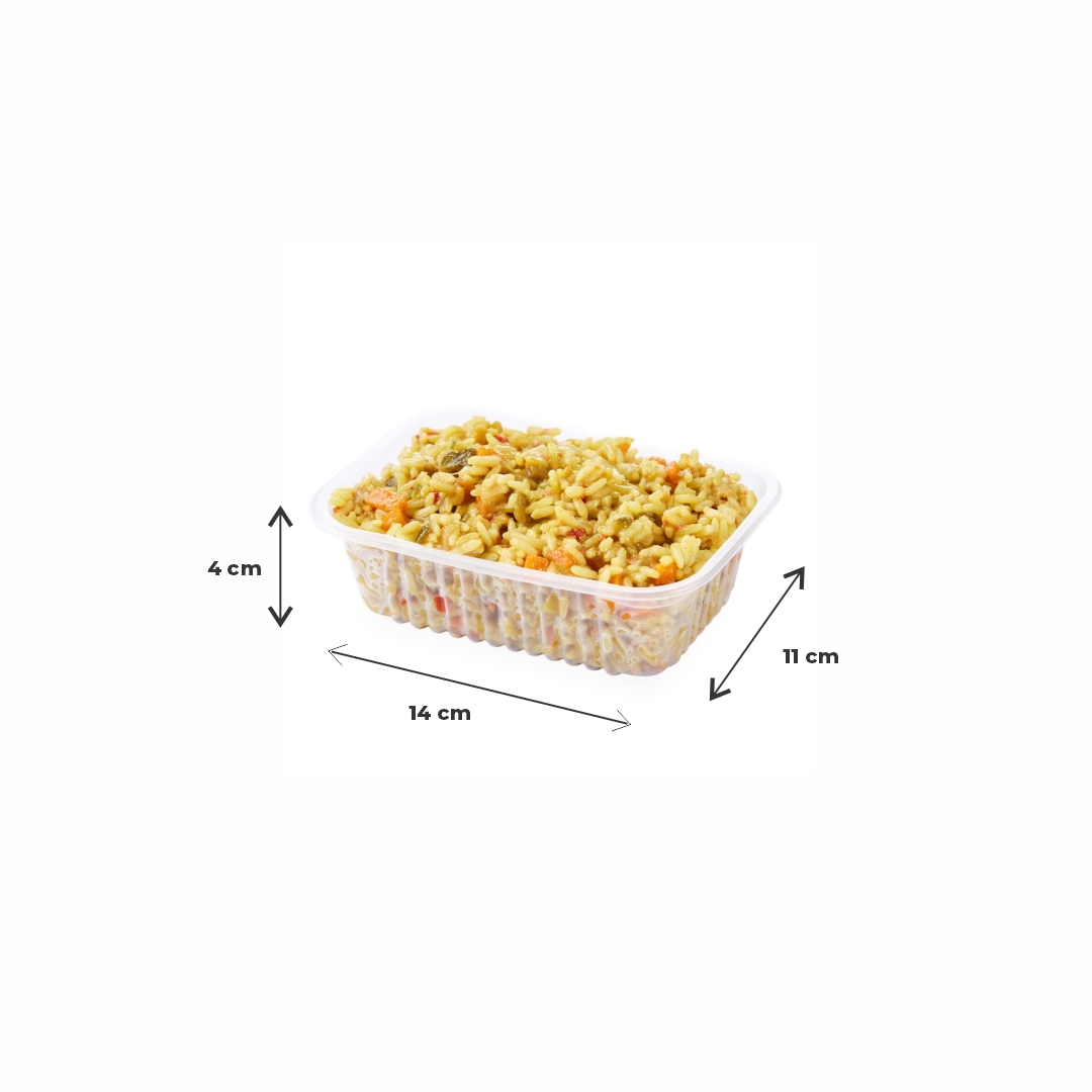 BANDEJA MICRO ENVASES AZULES Nº102 (11*14*4CM) *100UNID