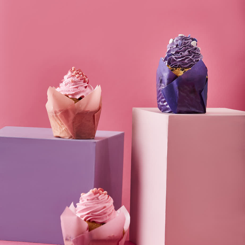 TULIPAS PARA MUFFIN Y CUPCAKE.Nº16 VIOLETA LISA PAQ *200UNID