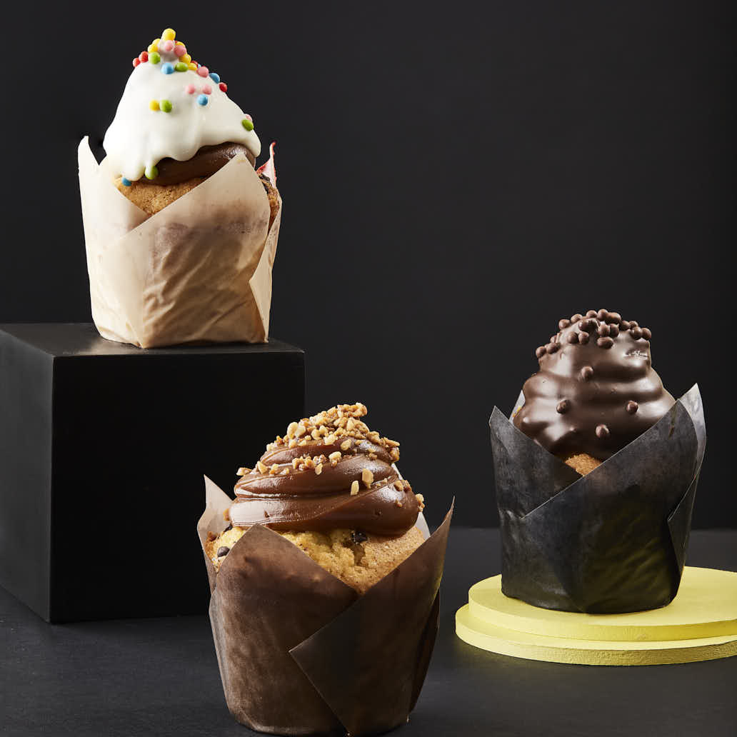 TULIPAS PARA MUFFIN Y CUPCAKE.Nº16 BEIGE LISA PAQ *200UNID