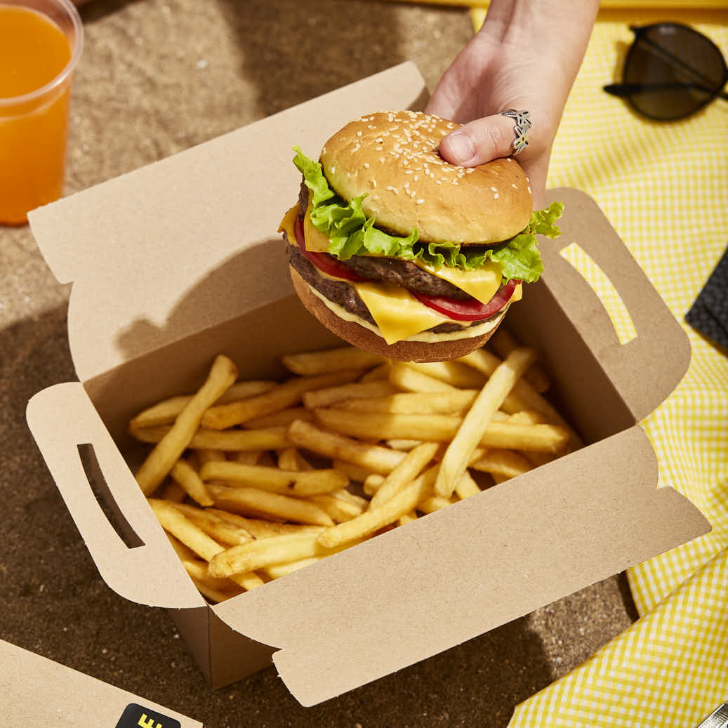 CAJA DELIVERY BIOHZ 1 COMBO (20.5*12.5*7.5CM) *300UNID