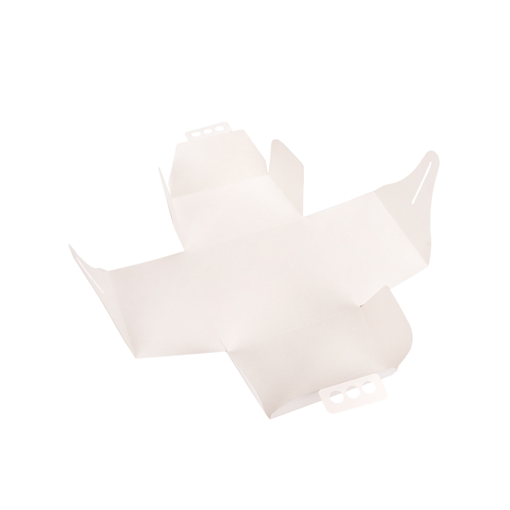 ESTUCHE TORTA CARTULINA BLANCA (25*25*15CM) BIOHZ *10UNID