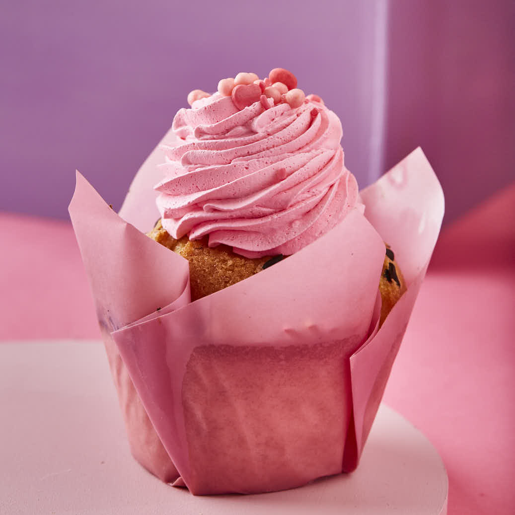 TULIPAS PARA MUFFIN Y CUPCAKE.Nº16 ROSA LISA PAQ *200UNID