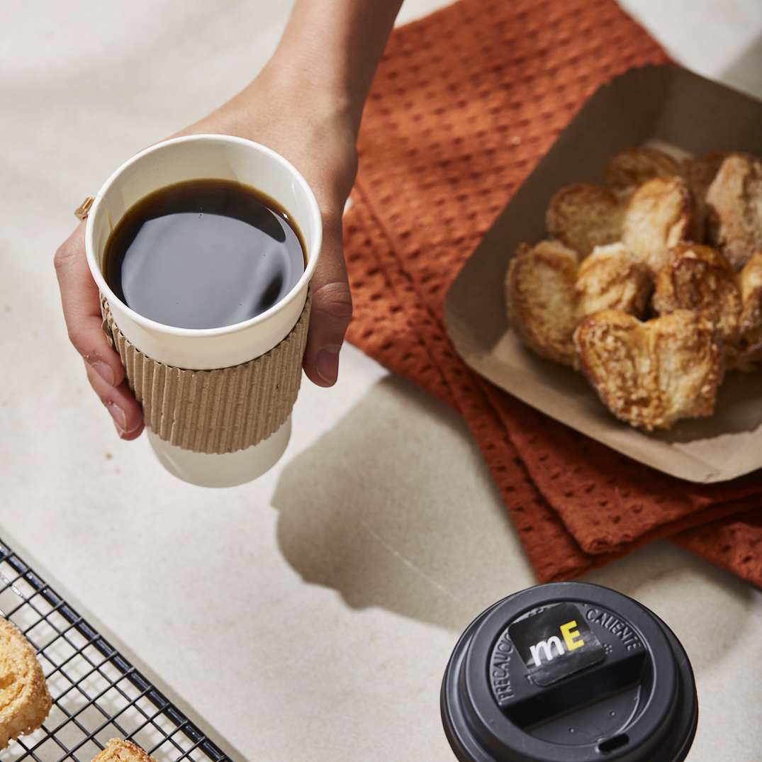 COLLARINES KRAFT LISOS FERNANDEZ  PARA VASOS 6/8/12/14OZ  *100UNID