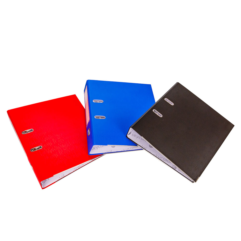 BIBLIORATO PVC PLASTIFICADO SKYCOLOR A4 LOMO 7CM AZUL FRANCIA (28*32CM) *UNID