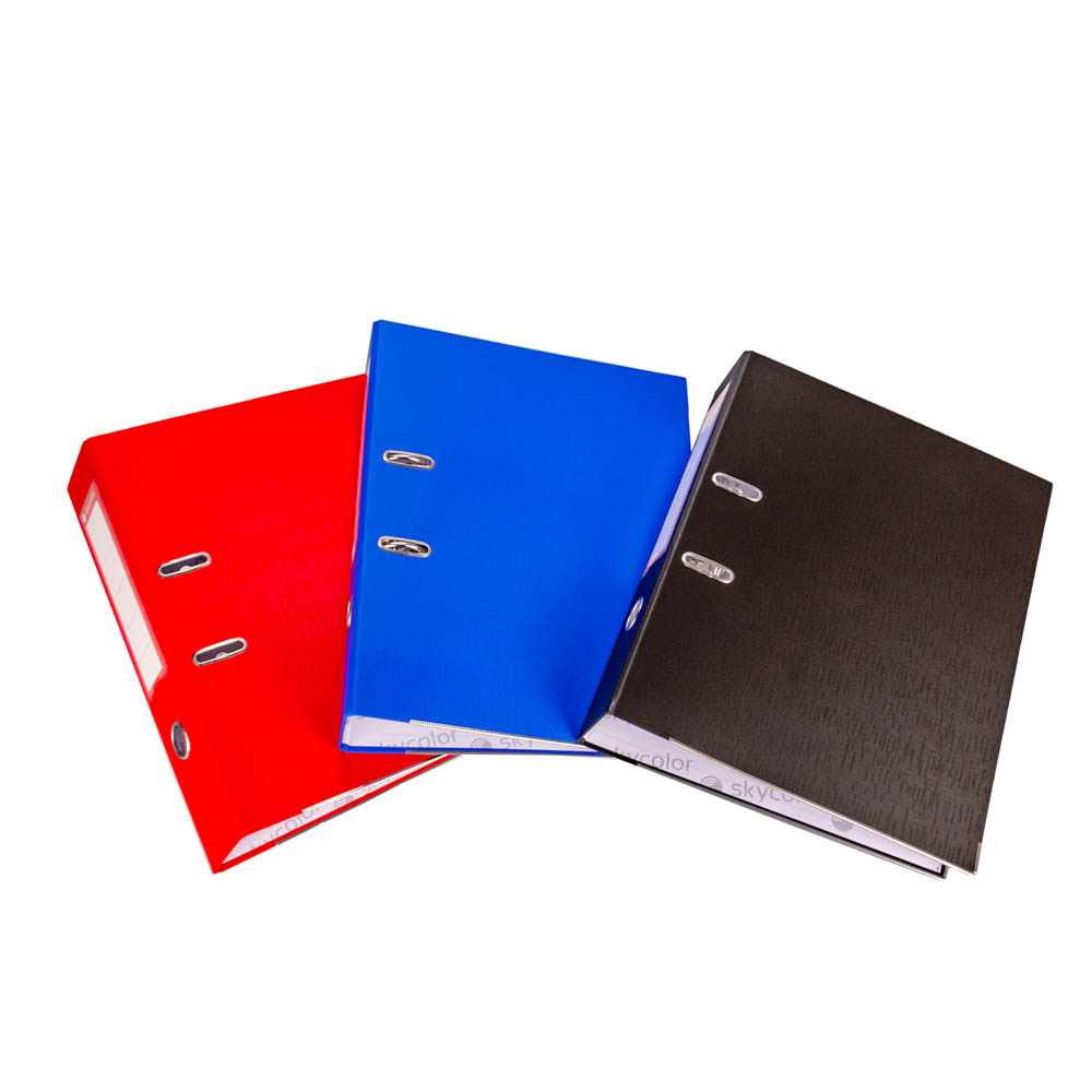 BIBLIORATO PVC PLASTIFICADO SKYCOLOR OFICIO LOMO 7CM AZUL FRANCIA (35.5*28CM) *UNID