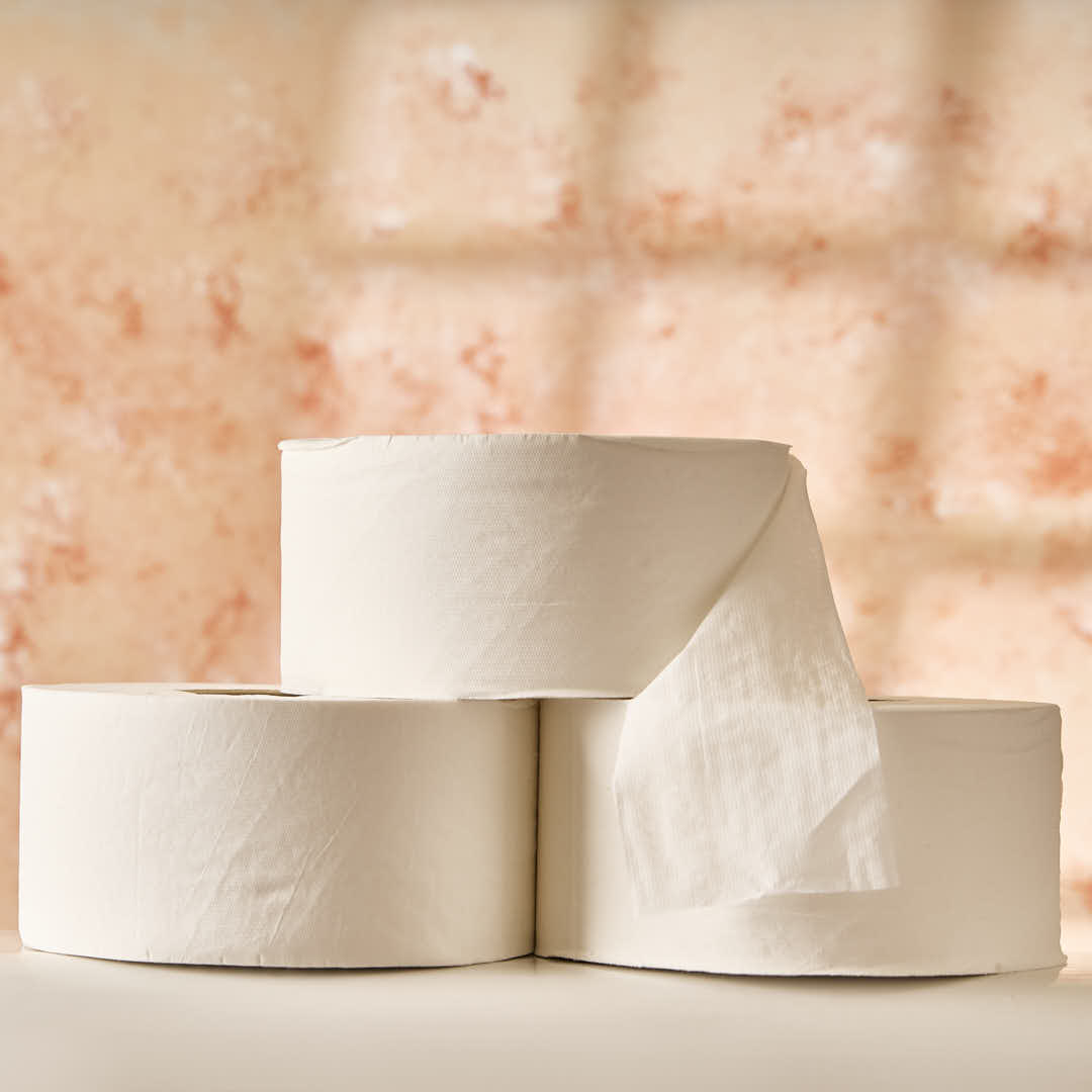 PAPEL HIGIENICO INSTITUCIONAL (8U*300MTS) ELEGANTE CONO GRANDE BLANCO *UNID..