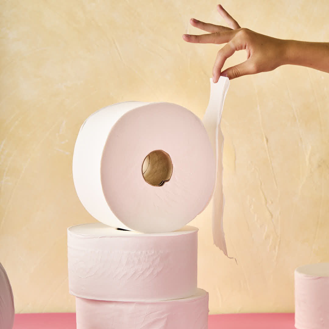 PAPEL HIGIENICO INSTITUCIONAL (8U*300MTS) ELEGANTE CONO CHICO BLANCO *UNID.