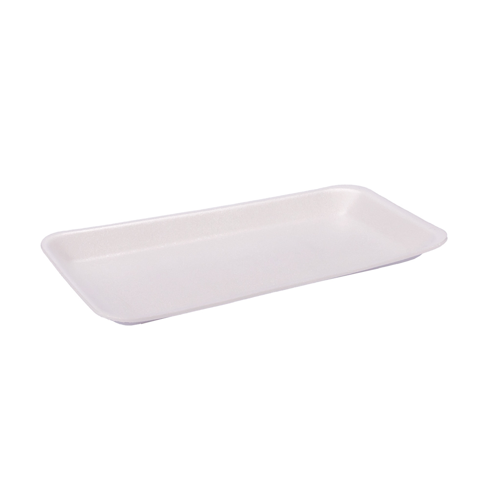 BANDEJA EXPANDIDO BLANCA ECO Nº615 (13.5*25*1.5CM) BULTO *400UNID