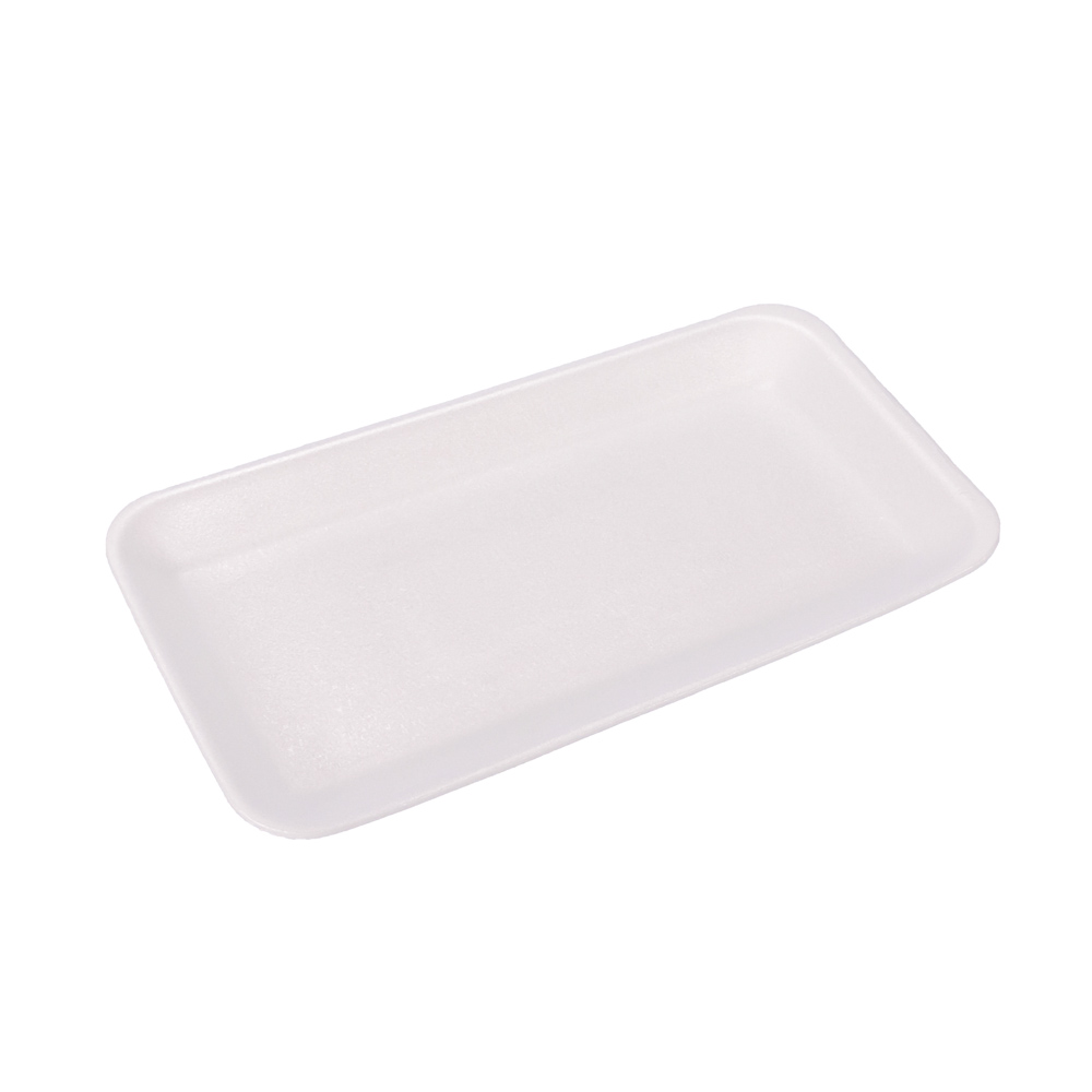 BANDEJA EXPANDIDO BLANCA ECO Nº615 (13.5*25*1.5CM) BULTO *400UNID