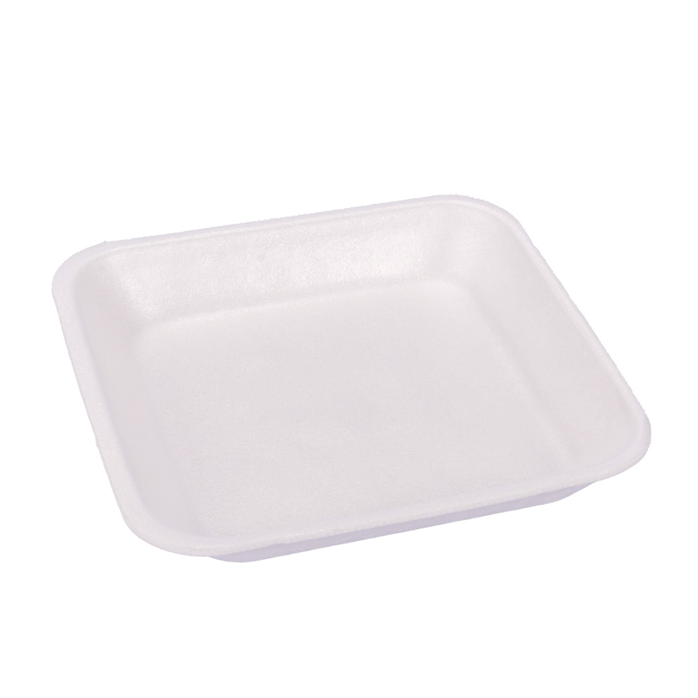 BANDEJA EXPANDIDO BLANCA ECO Nº617 (13.5*15.5*1.5CM) BULTO *400UNID
