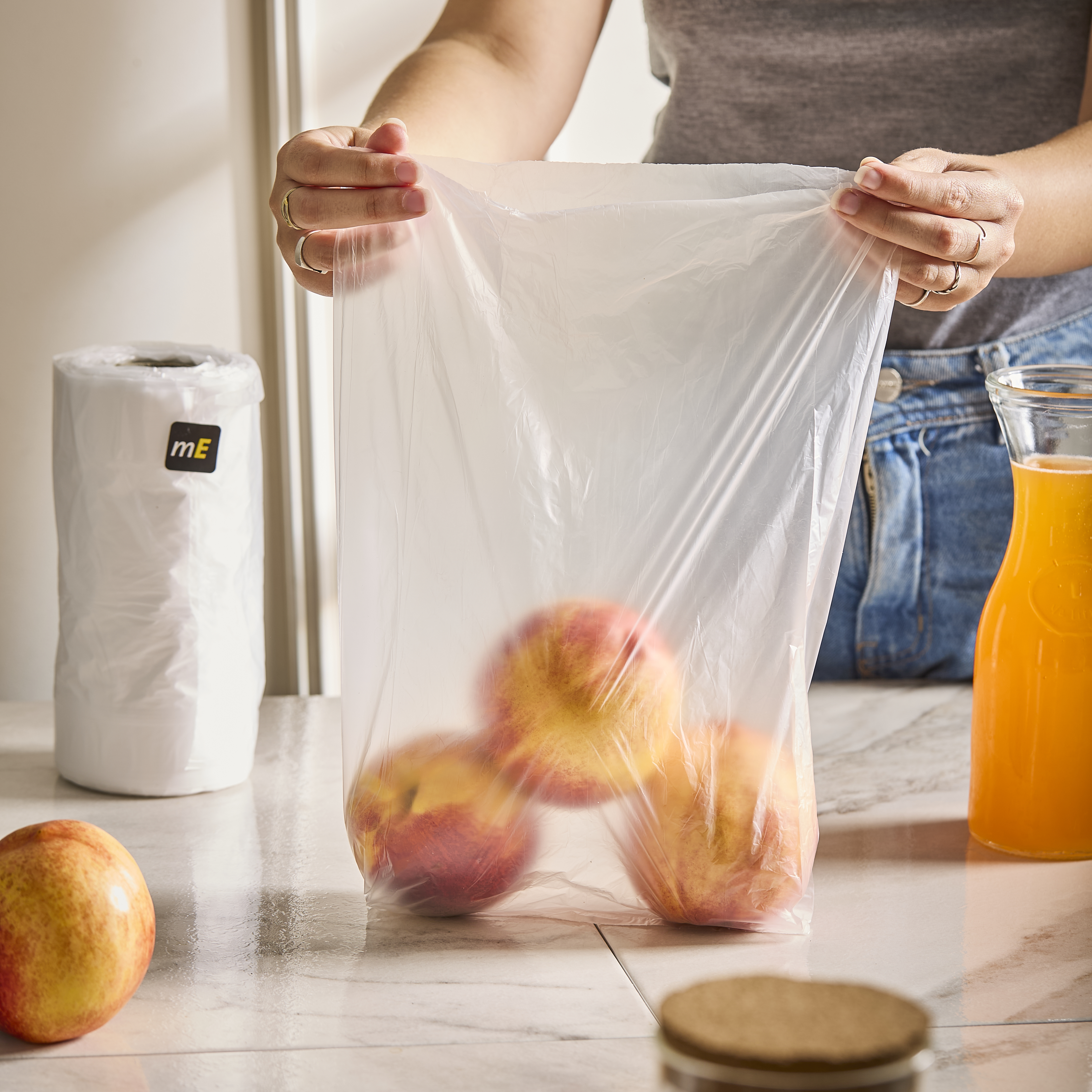 BOLSAS ARRANQUE A/D PREMIUM SUPER FINO (ROLLO *740GRS) 25*35CM POLYFILM *UNID