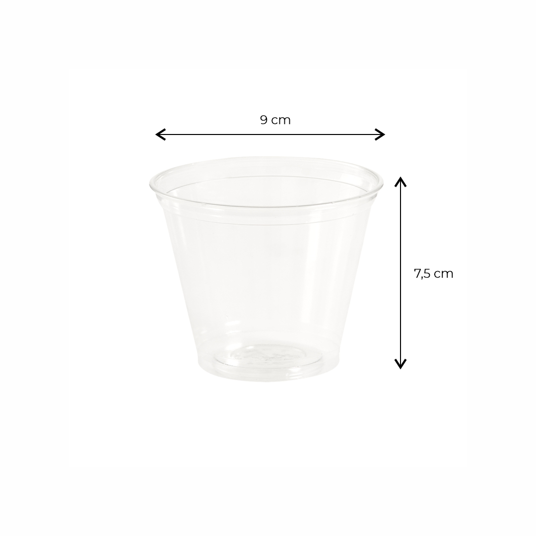 VASO PLASTICO FRAPPE PET DARNEL 9OZ (270CC) *12UNID