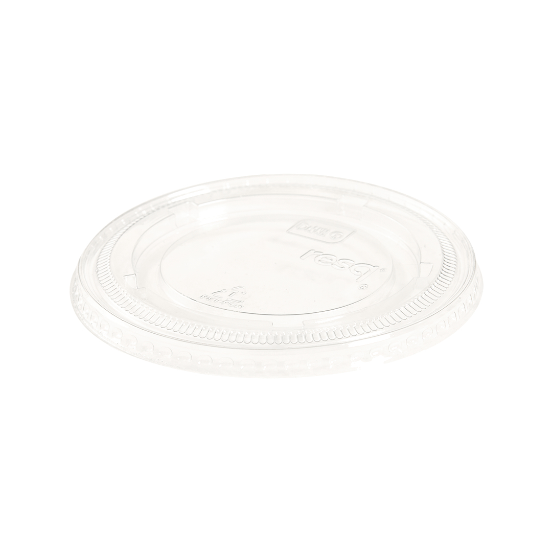 TAPA VASO PLASTICO FRAPPE PET DARNEL (PLANA CERRADA) PARA 9/12/16/20OZ *50UNID