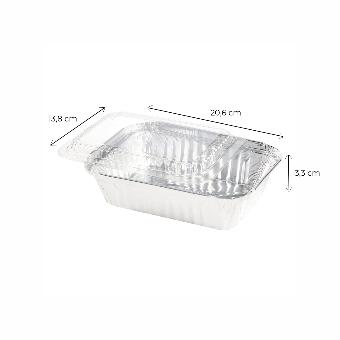 BANDEJA ALUMINIO DARNEL F-75 (24OZ-700ML) PAQ*100UNID.