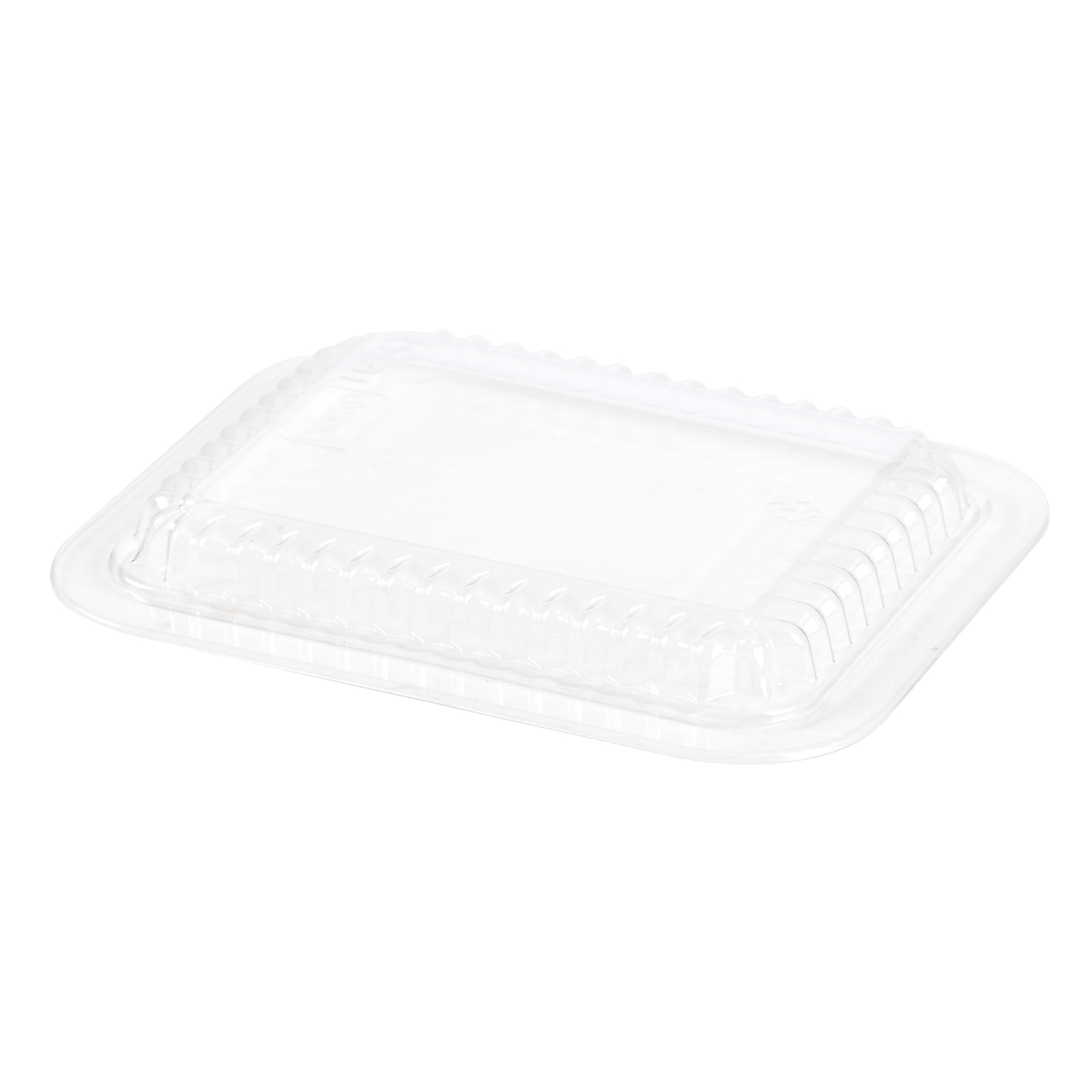 TAPA BANDEJA ALUMINIO DARNEL F-50 (CRISTAL PET) PAQ*100UNID.